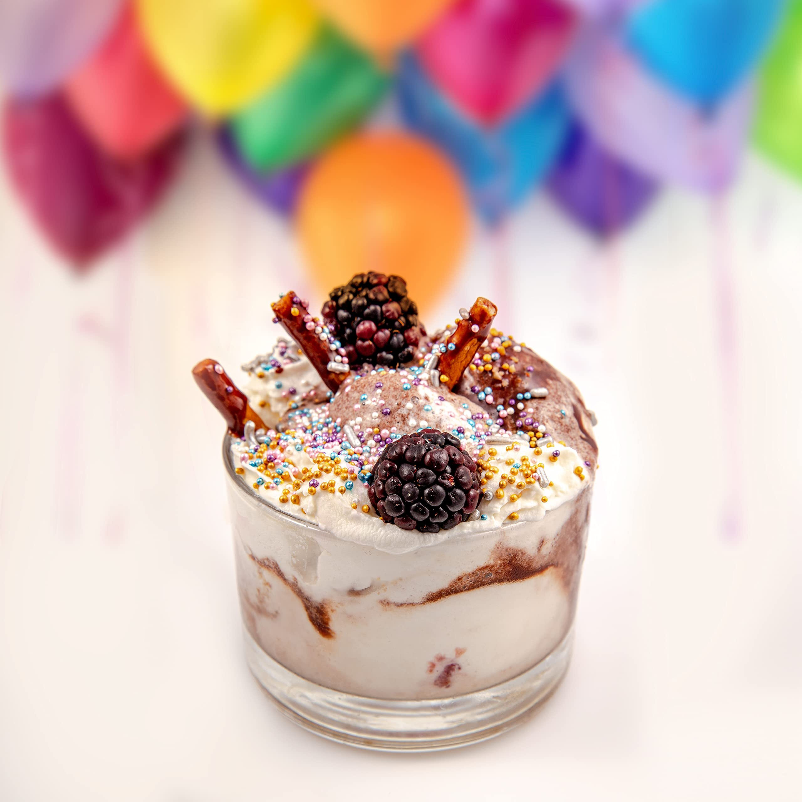 Bakerpan Silver Sprinkles Edible For Cupcakes, Silver Jimmies Sprinkles For Cake Decorating - 4.3 Ounces (Made In Usa)