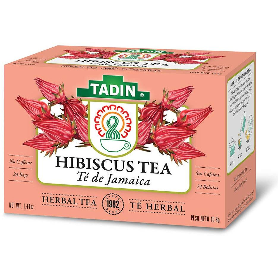 Tadin Te De Jamaica Hibiscus Tea 24 Bags.