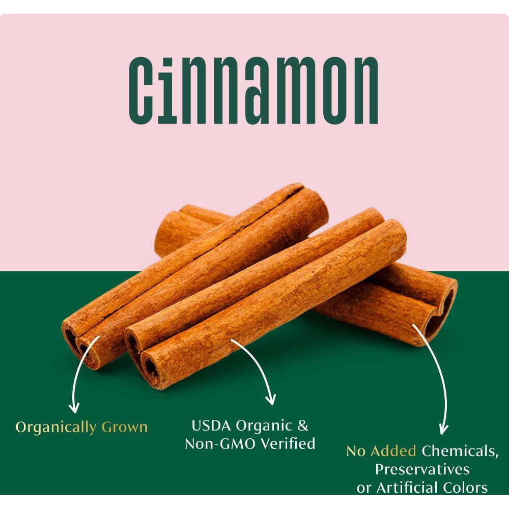 Vahdam, Organic Cinnamon Powder (2.47Oz/70G) 100% Raw, Non Gmo, Gluten Free | Cinnamon Spice For Cooking, Smoothies, Lattes & Tea | Direct From Source