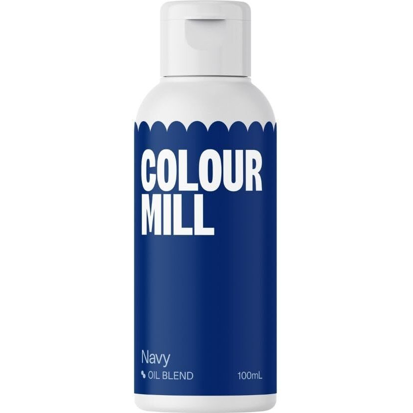 Colour Mill Oil-Based Food Coloring, 100 Milliliters (Navy)