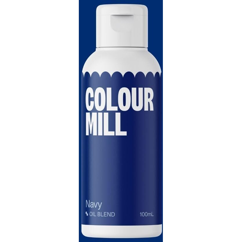 Colour Mill Oil-Based Food Coloring, 100 Milliliters (Navy)