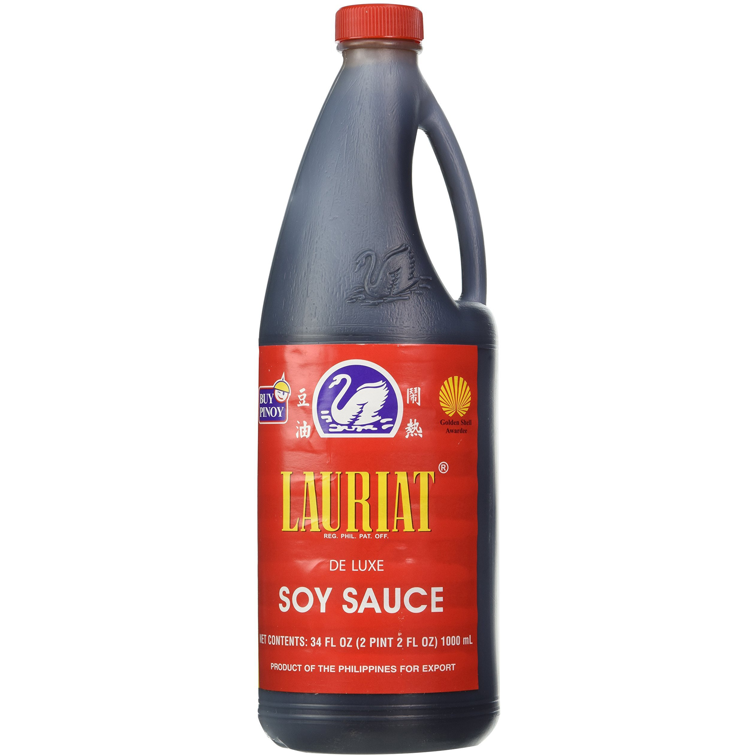 Silver Swan Lauriat Soy Sauce, 34 Ounce