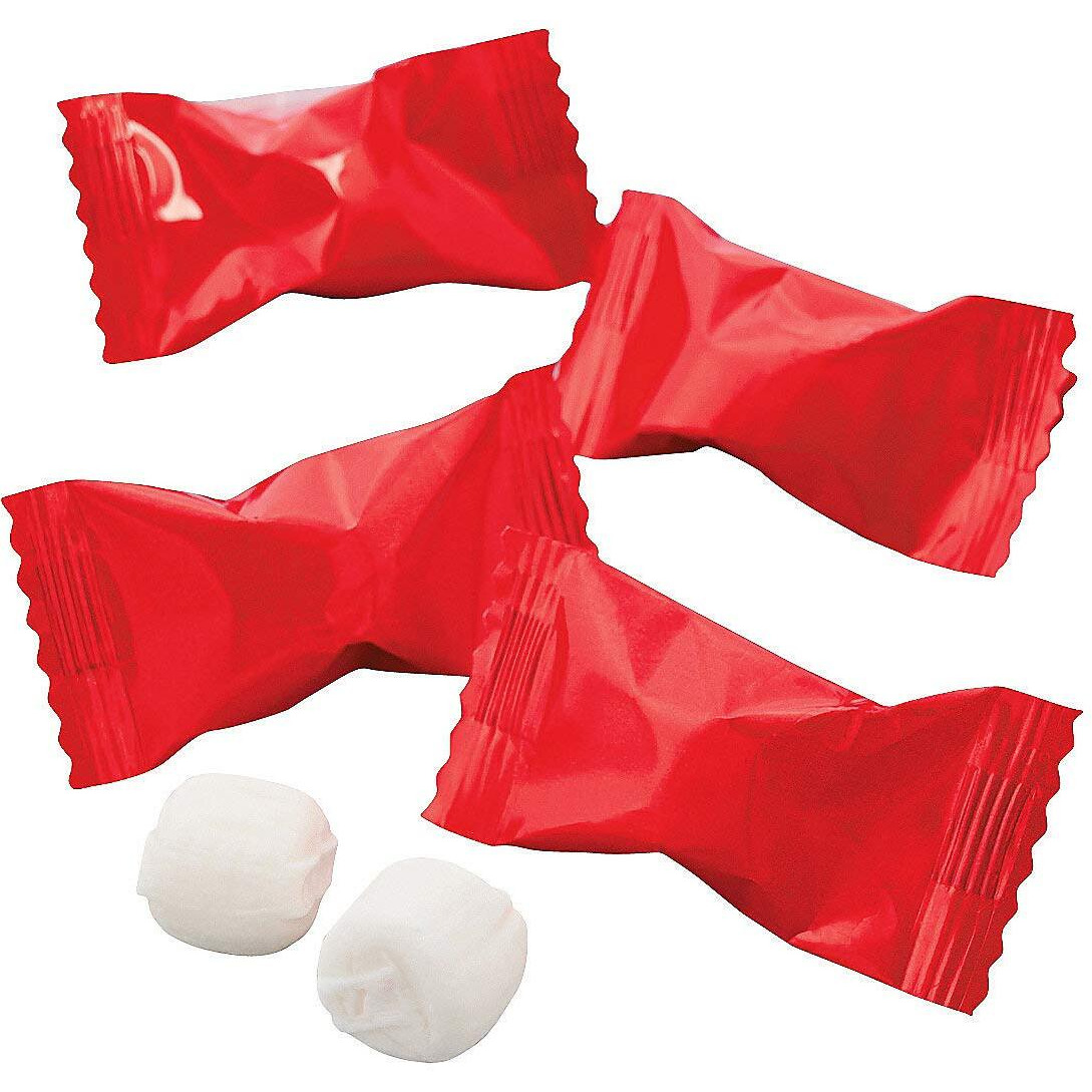 Red Classic Buttermint Candy (Bulk Set Of 104 Individually Wrapped Mints) Great For Parties, Weddings, Grand Events And Businesses