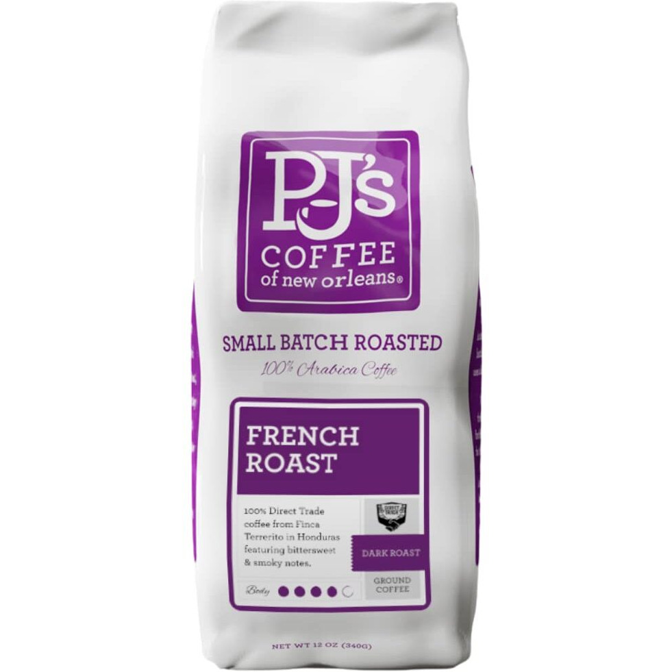 Pj's Coffee - French Roast (Pack Of 1 - Ground Coffee)