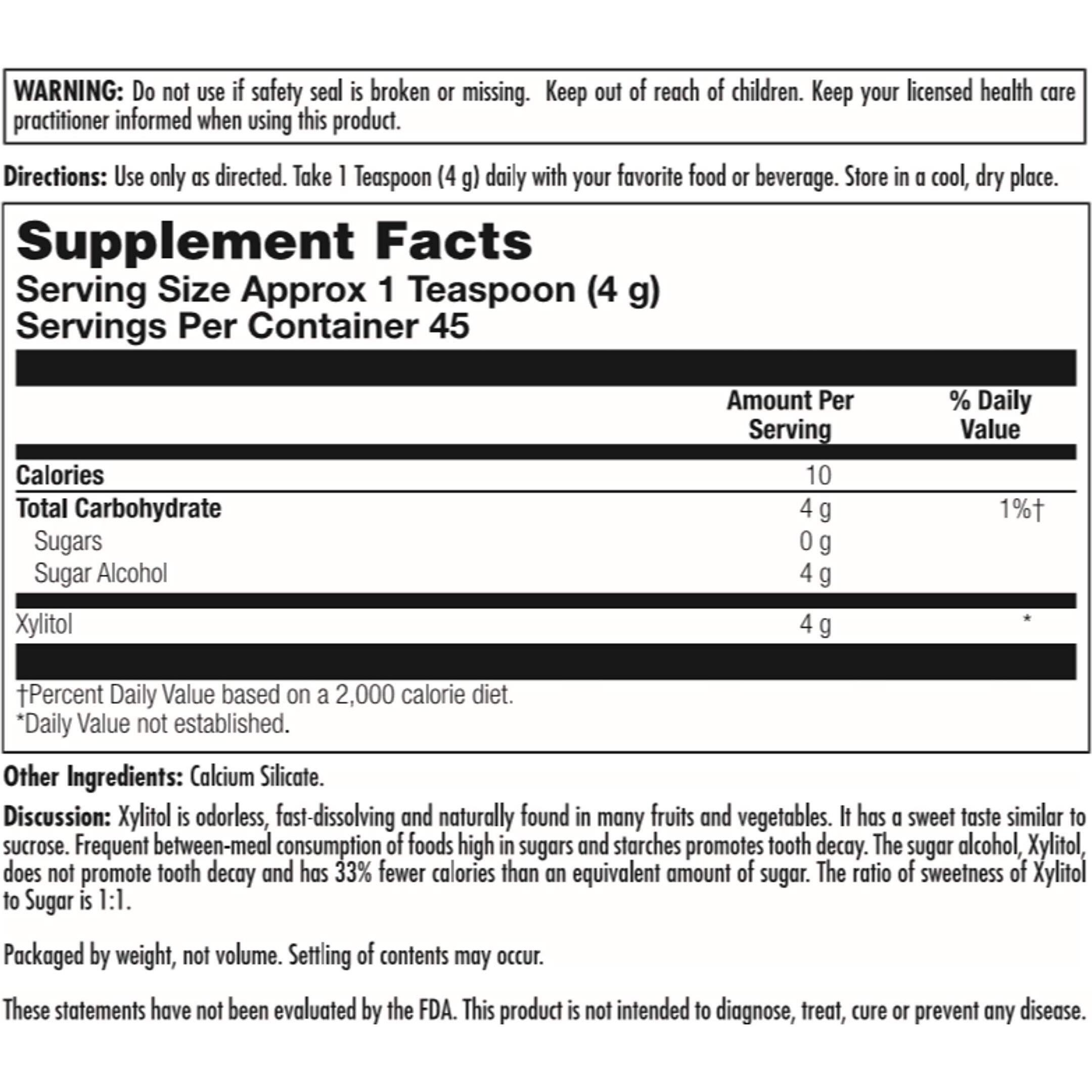 Kal Xylitol Powder, 6 Ounce