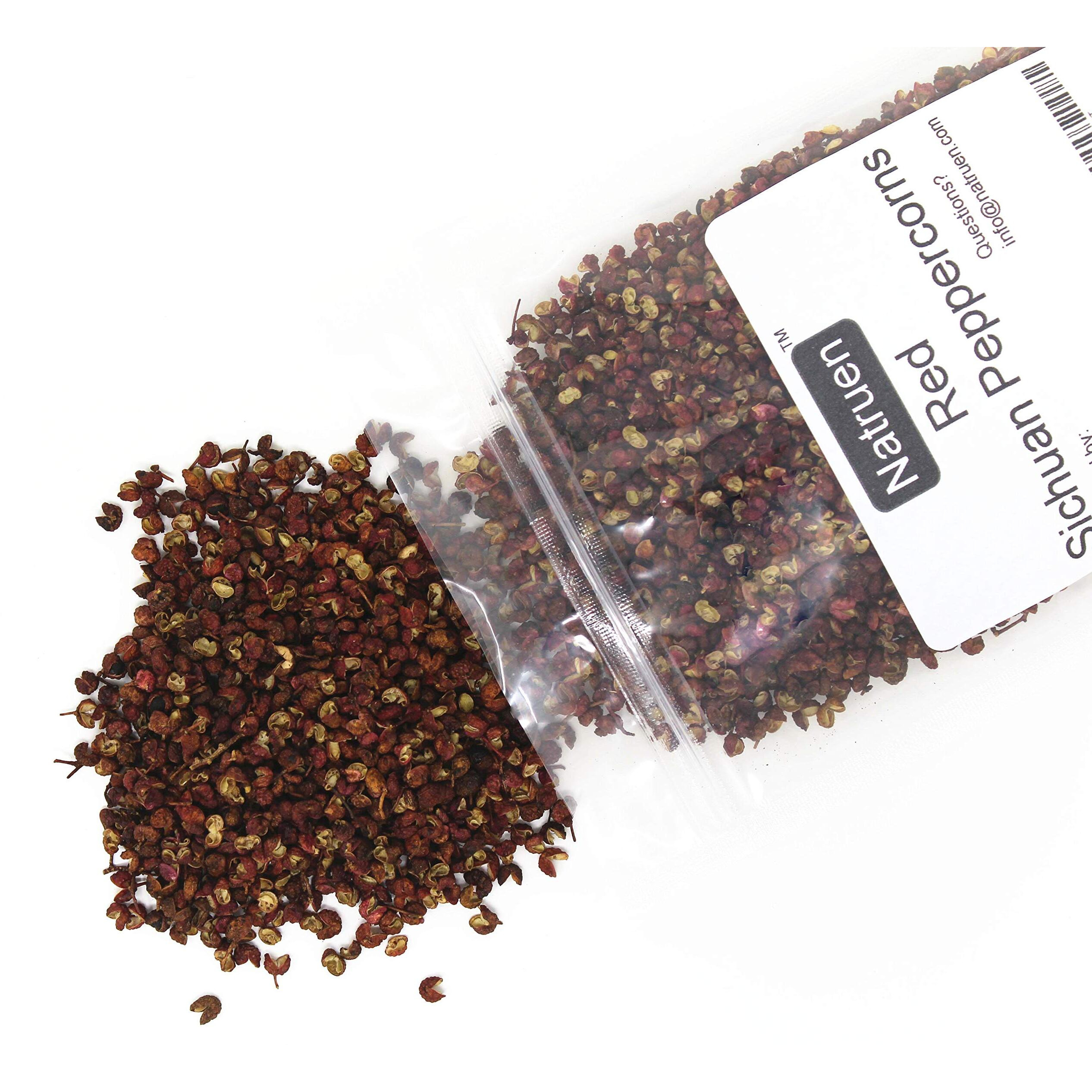 Natruen Szechuan Red Peppercorn Whole 4 Oz, Da Hong Pao, Sichuan Red Peppercorns For Kung Pao Chicken, Mapo Tofu, And Chinese Cuisine