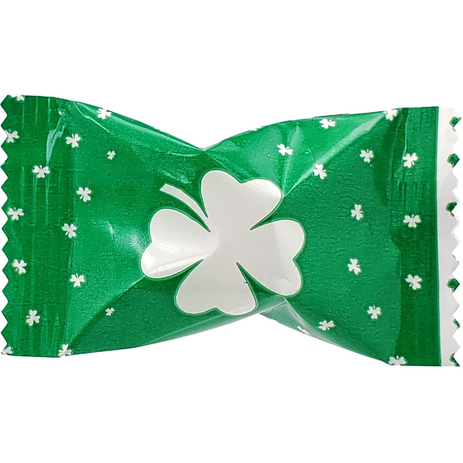 St. Patrick's Irish Buttermints, Mint Candies, After Dinner Mints, Butter Mint Candy, Green Leprauchan Design, Fat-Free, Individually Wrapped (110 Pieces)