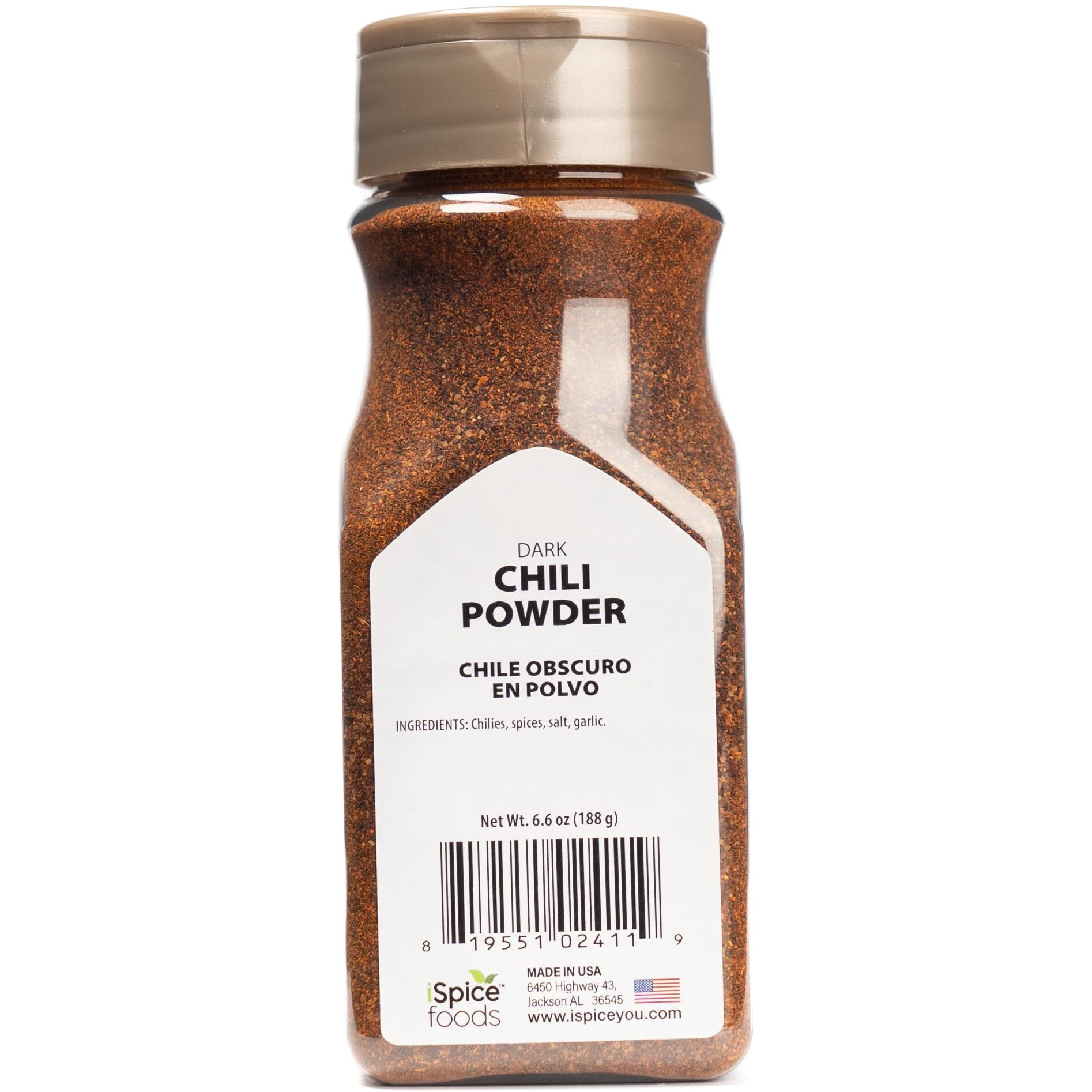 Ispice - Rich Dark Chili Powder 6.6 Oz (188G)