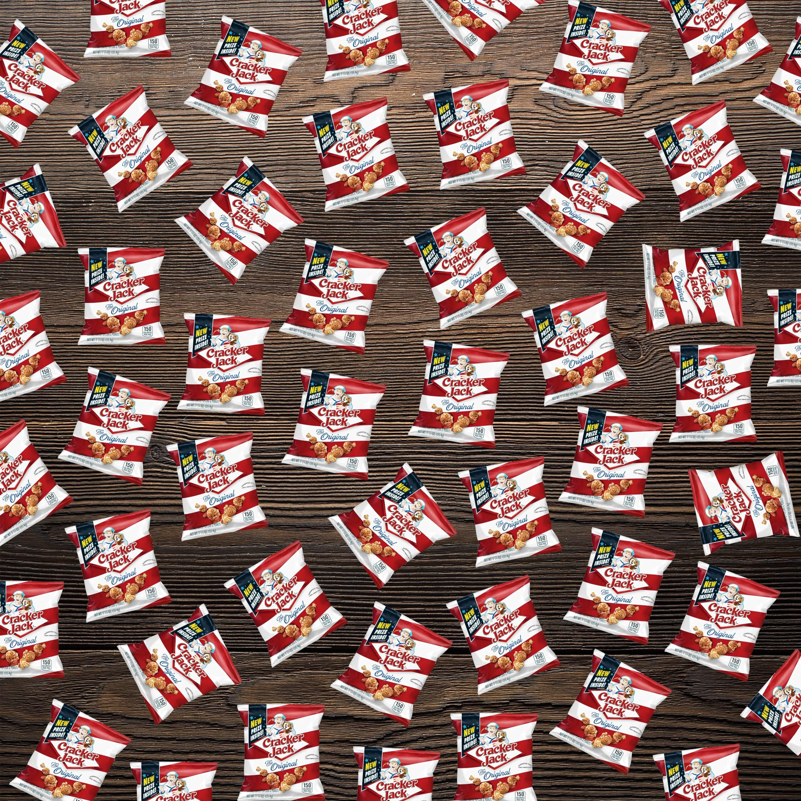 Cracker Jacks Bulk Caramel Coated Popcorn And Peanuts, 30 Count / 1.25 Oz. By Bussin Boxes