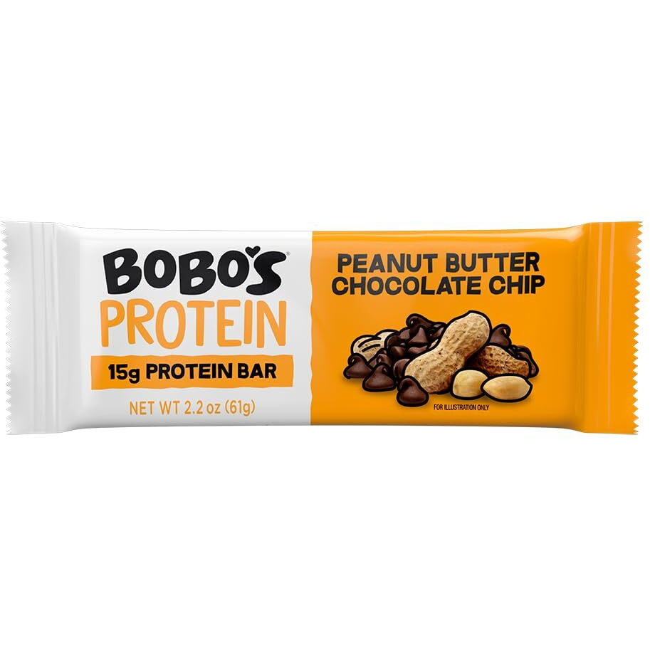 Bobo's Protein Bar Variety Pack, Chocolate Chip Peanut Butter (6 Bars) And Double Chocolate Almond Butter (6 Bars)