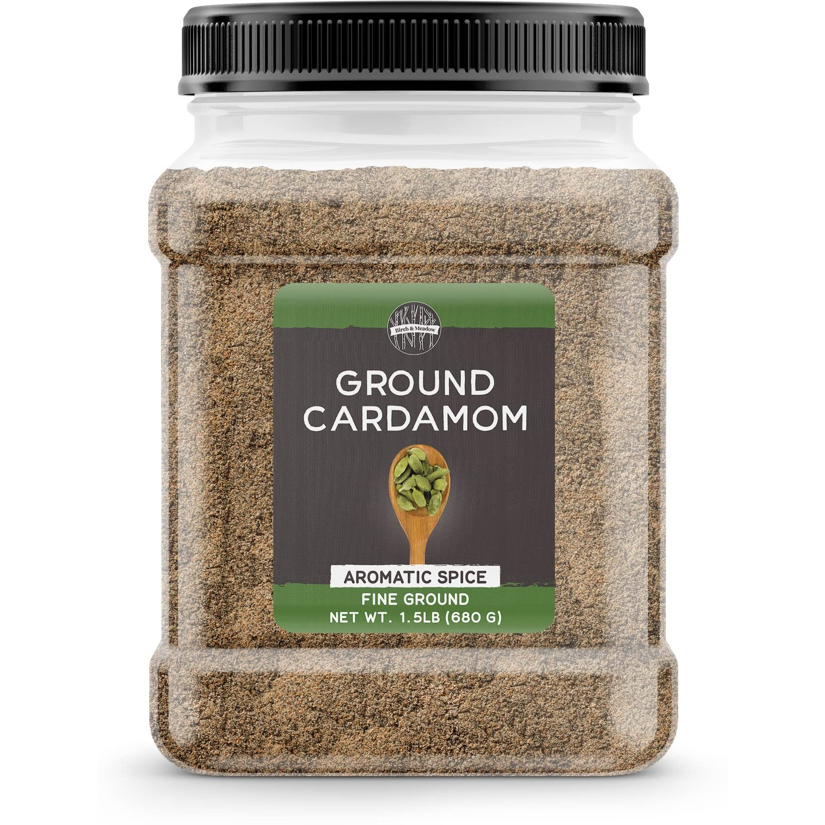 Birch & Meadow 1.5 Lb Of Ground Cardamom, Spicy & Fruity, Versatile