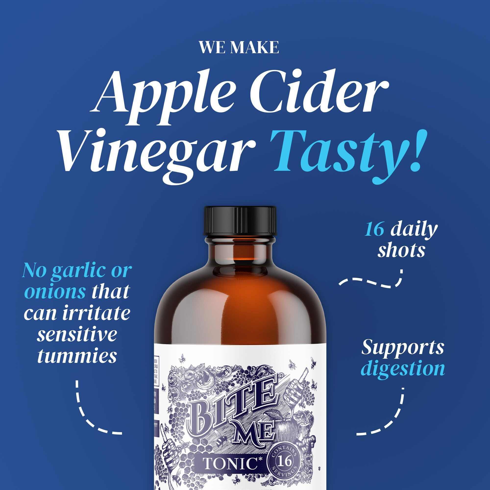 Bite Me Tonic - Apple Cider Vinegar With Manuka Honey Tonic