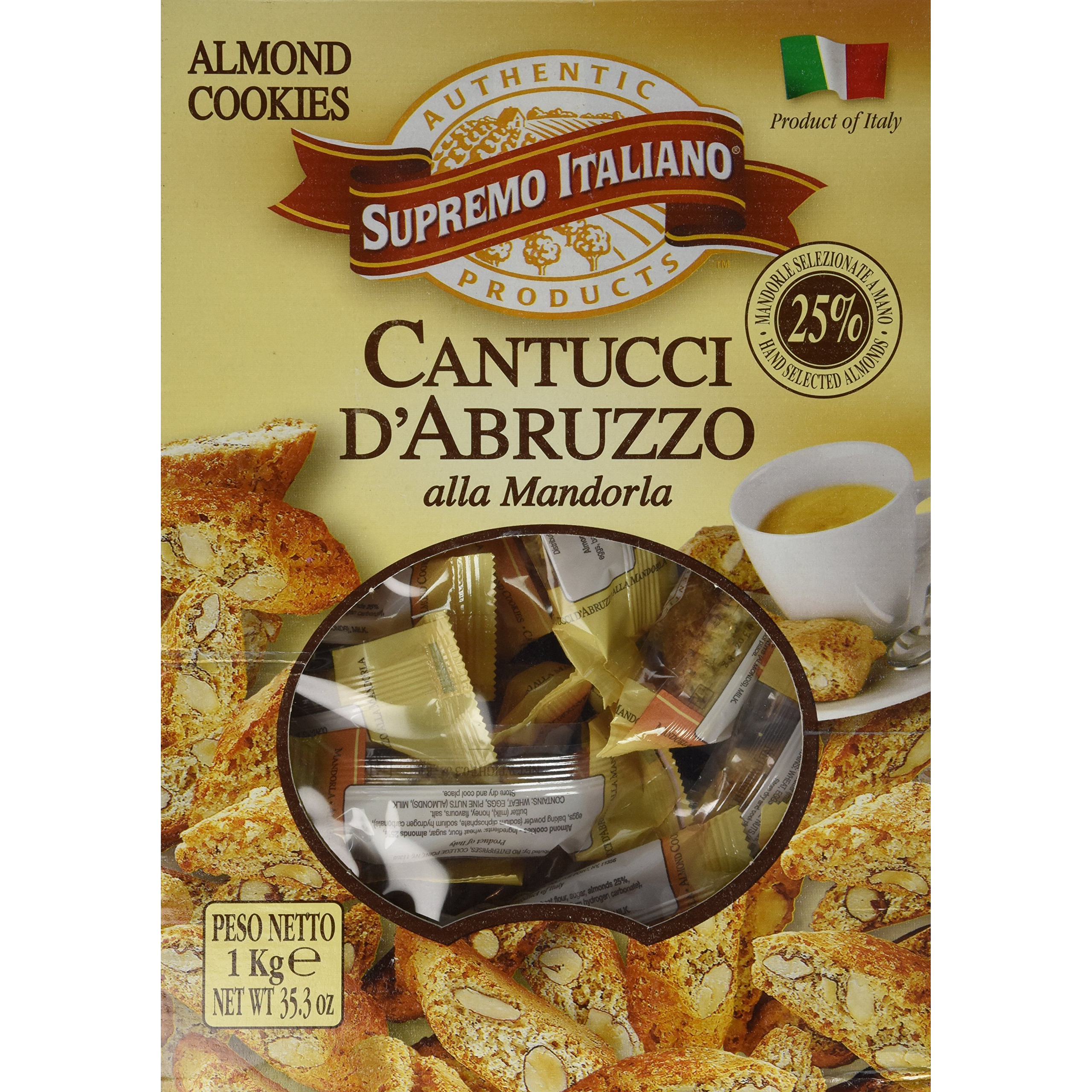 Cantucci D'Abruzzo Almond Cookies (125 Count Box)_Ab