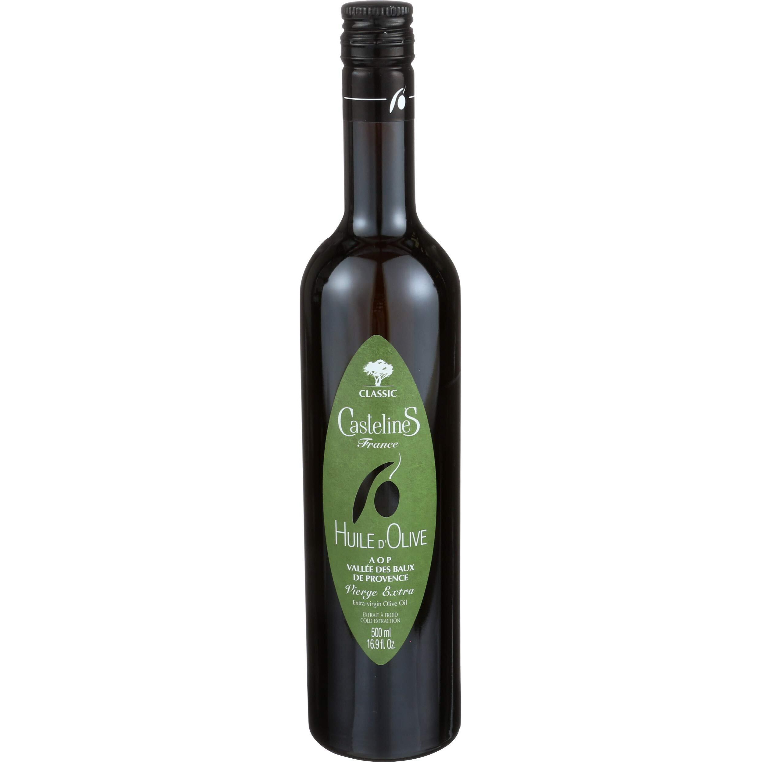 Castelines Classic Aop Vallee Des Baux De Provence 2020 Harvest Cold Extracted Extra Virgin Olive Oil - 0.5 Liter / 16.9 Ounces