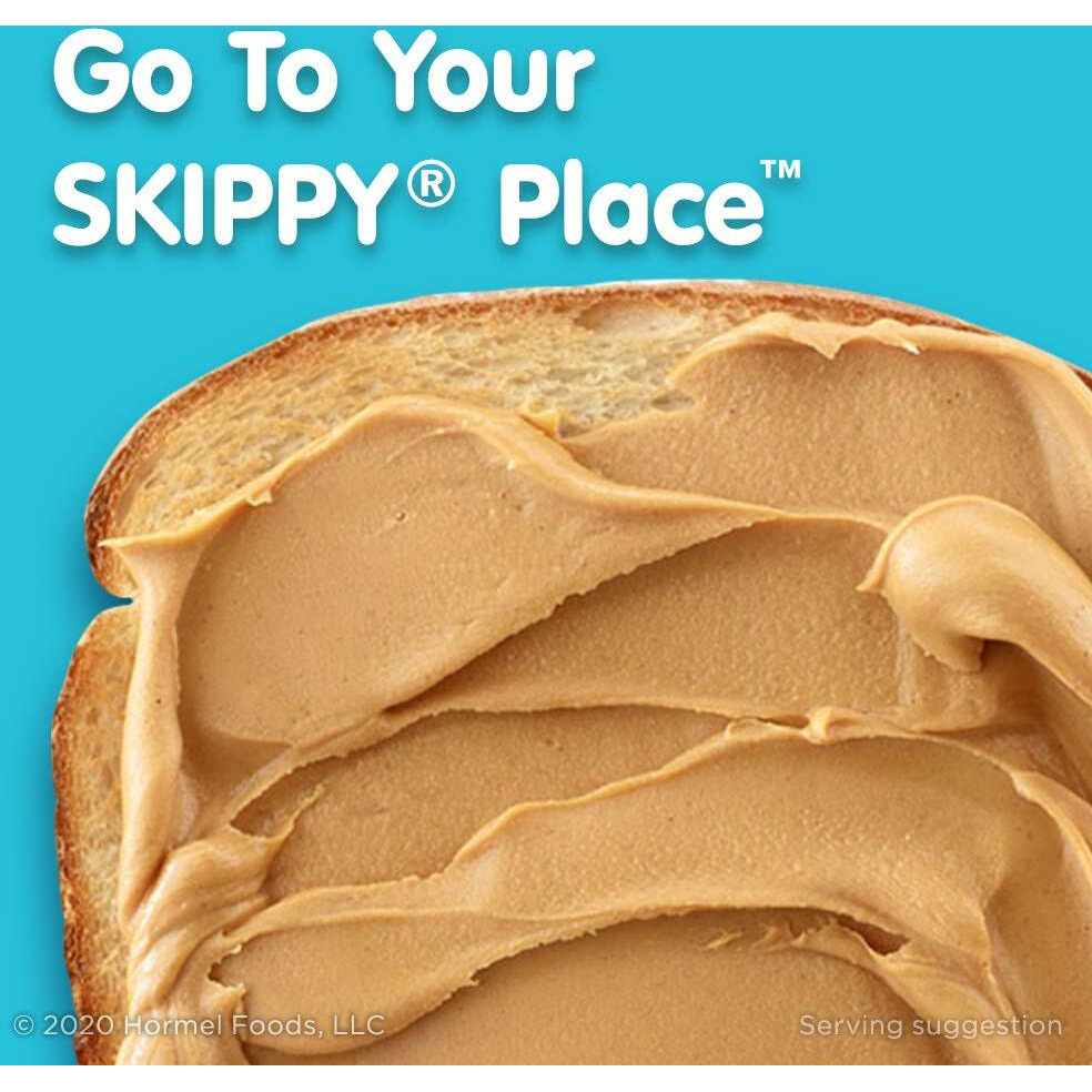 Skippy Creamy Peanut Butter Individual Squeeze Packs, 9.2 Ounce, (8 Pouches, Pack Of 8)