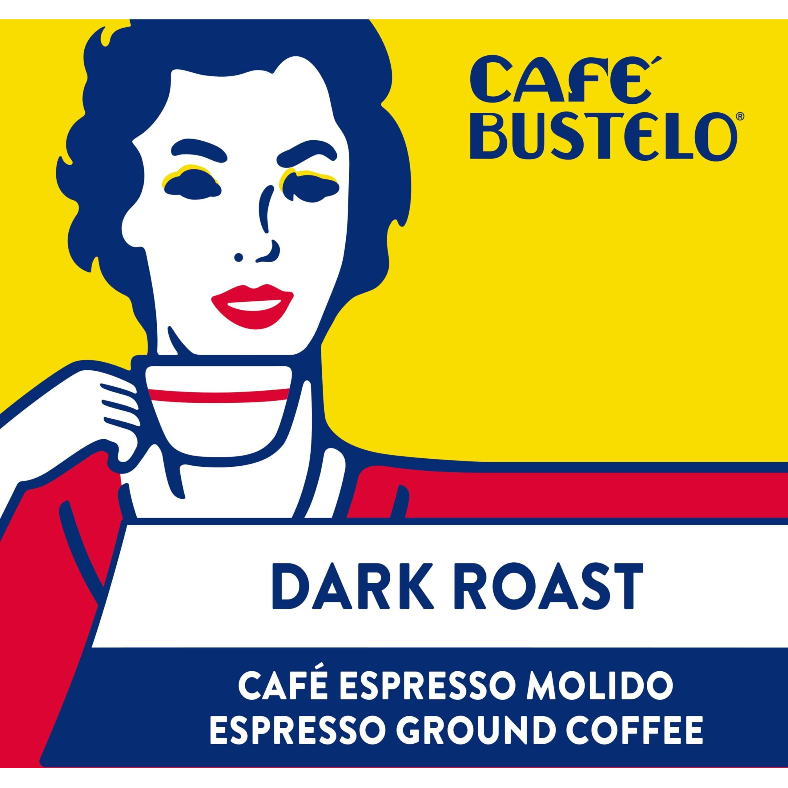 Caf   Bustelo Espresso Extra Fine Dark Roast Ground Coffee, 36 Ounces