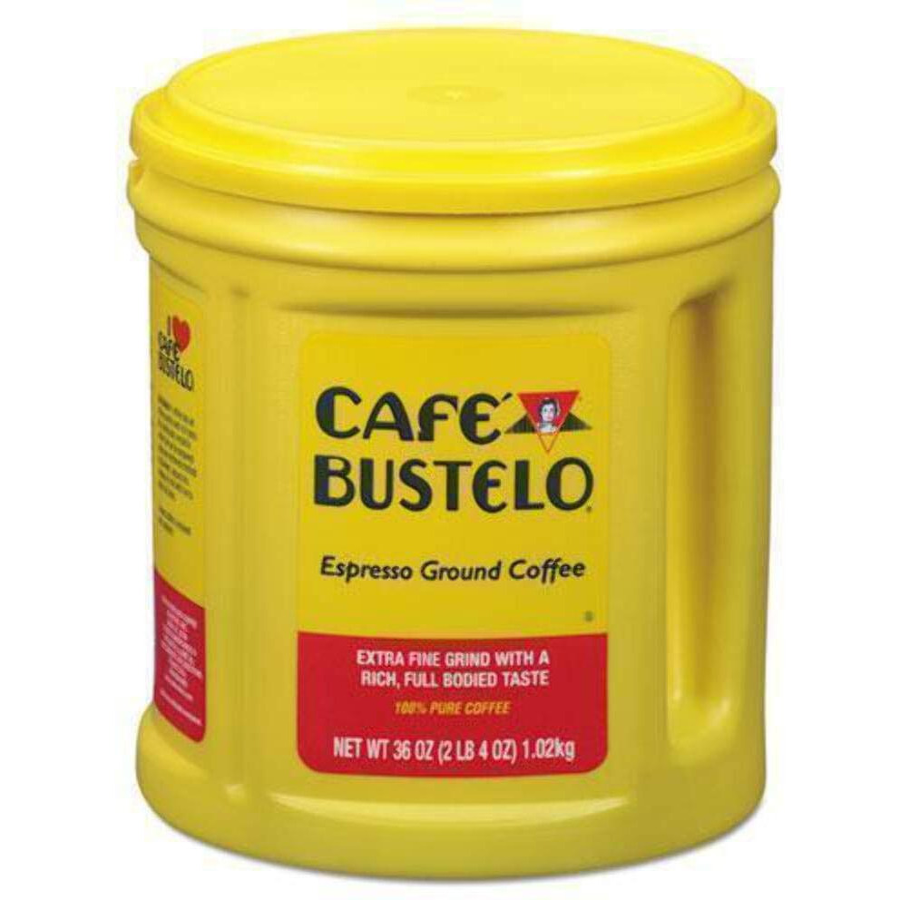 Caf   Bustelo Espresso Extra Fine Dark Roast Ground Coffee, 36 Ounces