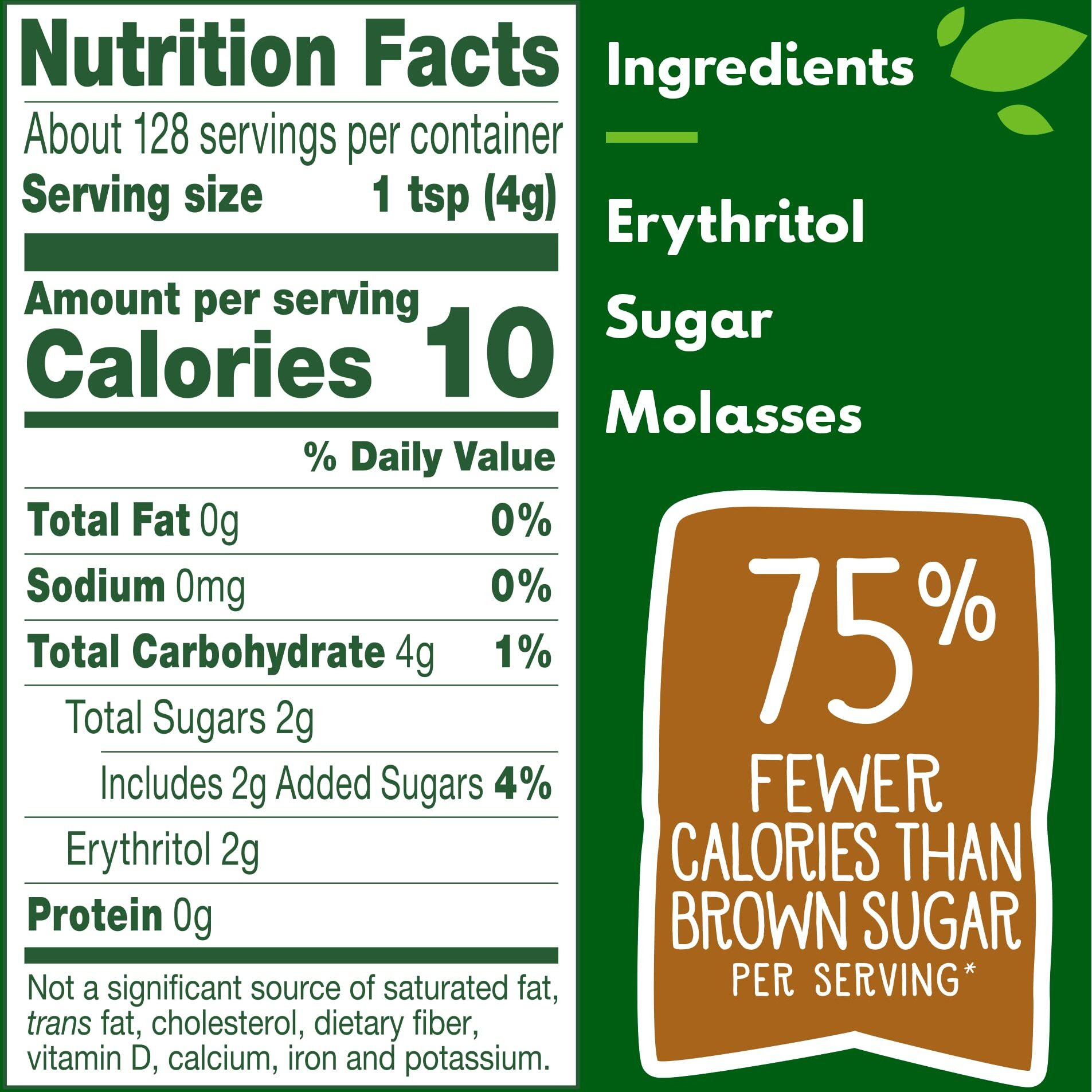 Truvia Brown Sugar Blend, Mix Of Natural Stevia Sweetener And Brown Sugar, 18 Oz Bag