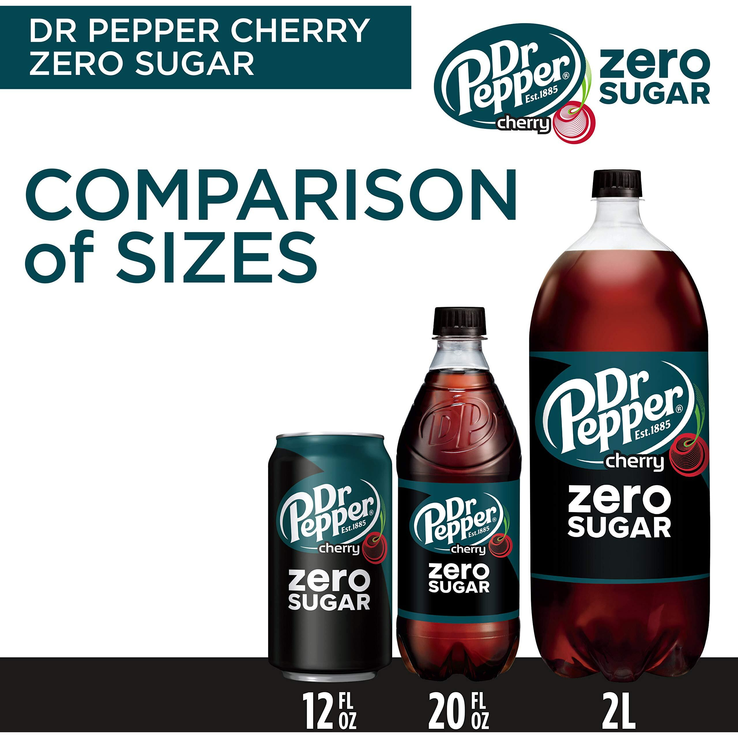 Dr Pepper Zero Sugar - Cherry, 12 Oz, 12 Pk