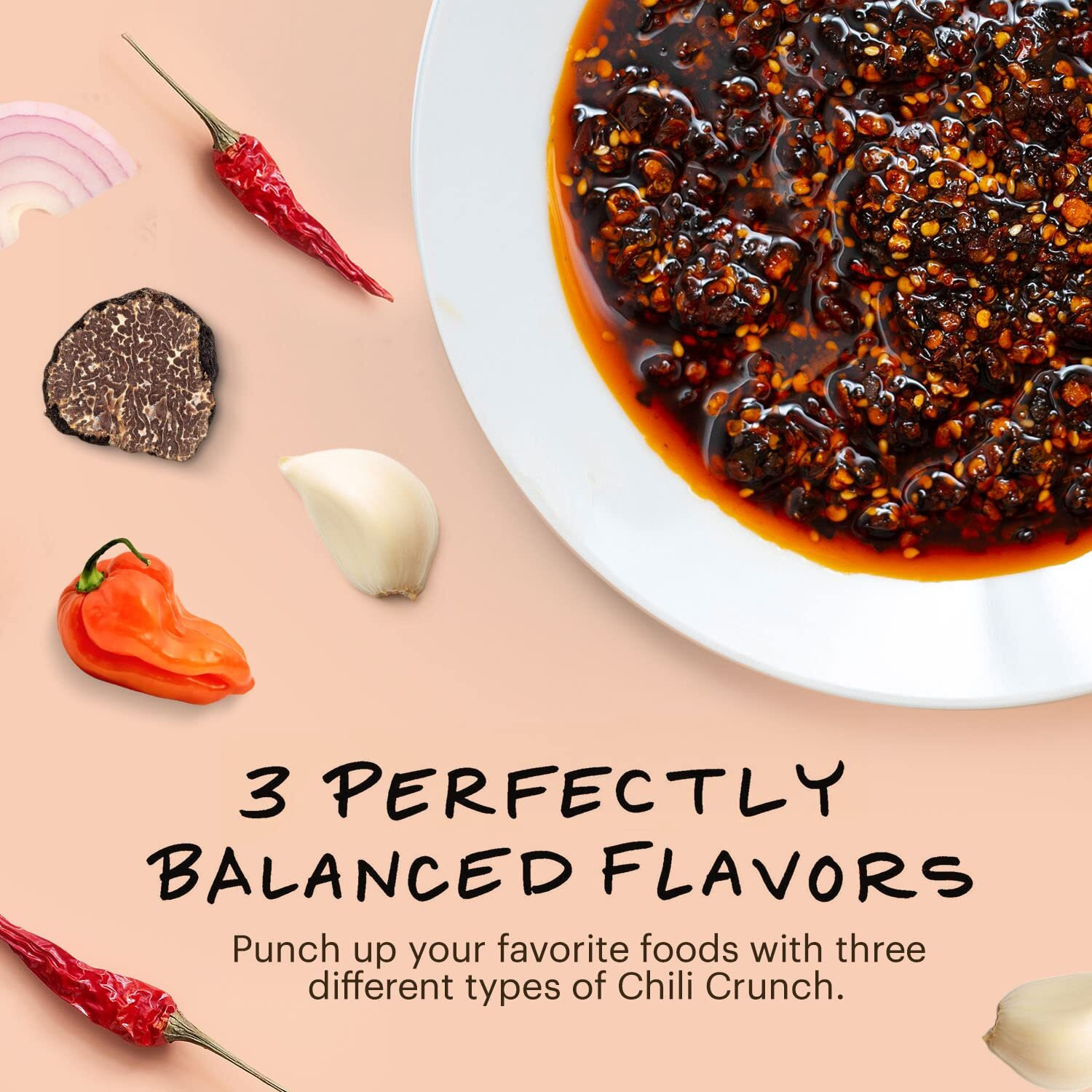 Momofuku Chili Crunch Variety Pack By David Chang, 3 Pack (5.3 Ounces Each), Chili Oil With Crunchy Garlic And Shallots, Spicy Chili Crisp Sauce Or Ramen Topping