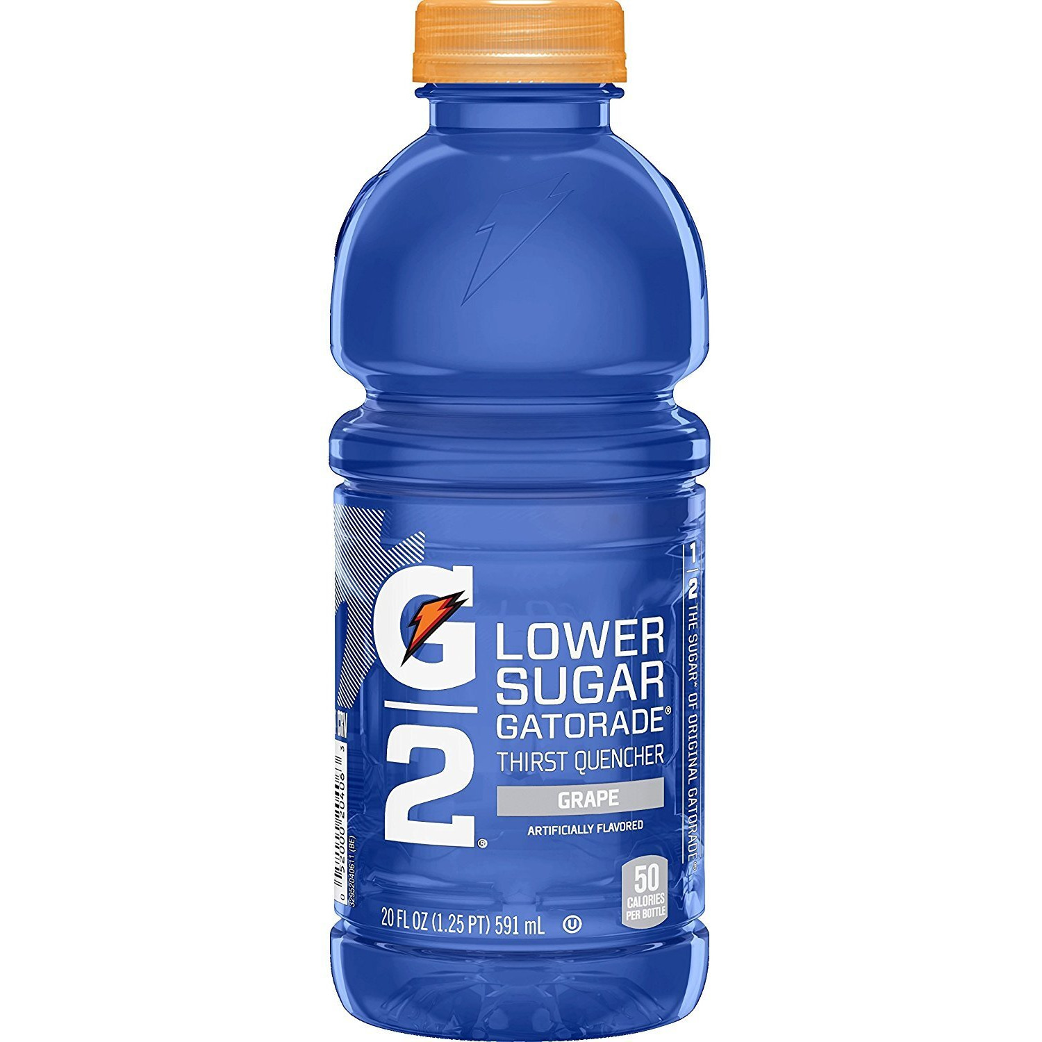 Gatorade G2 Thirst Quencher, Grape, 20 Ounce Bottles (Pack Of 12) (Packaging May Vary)