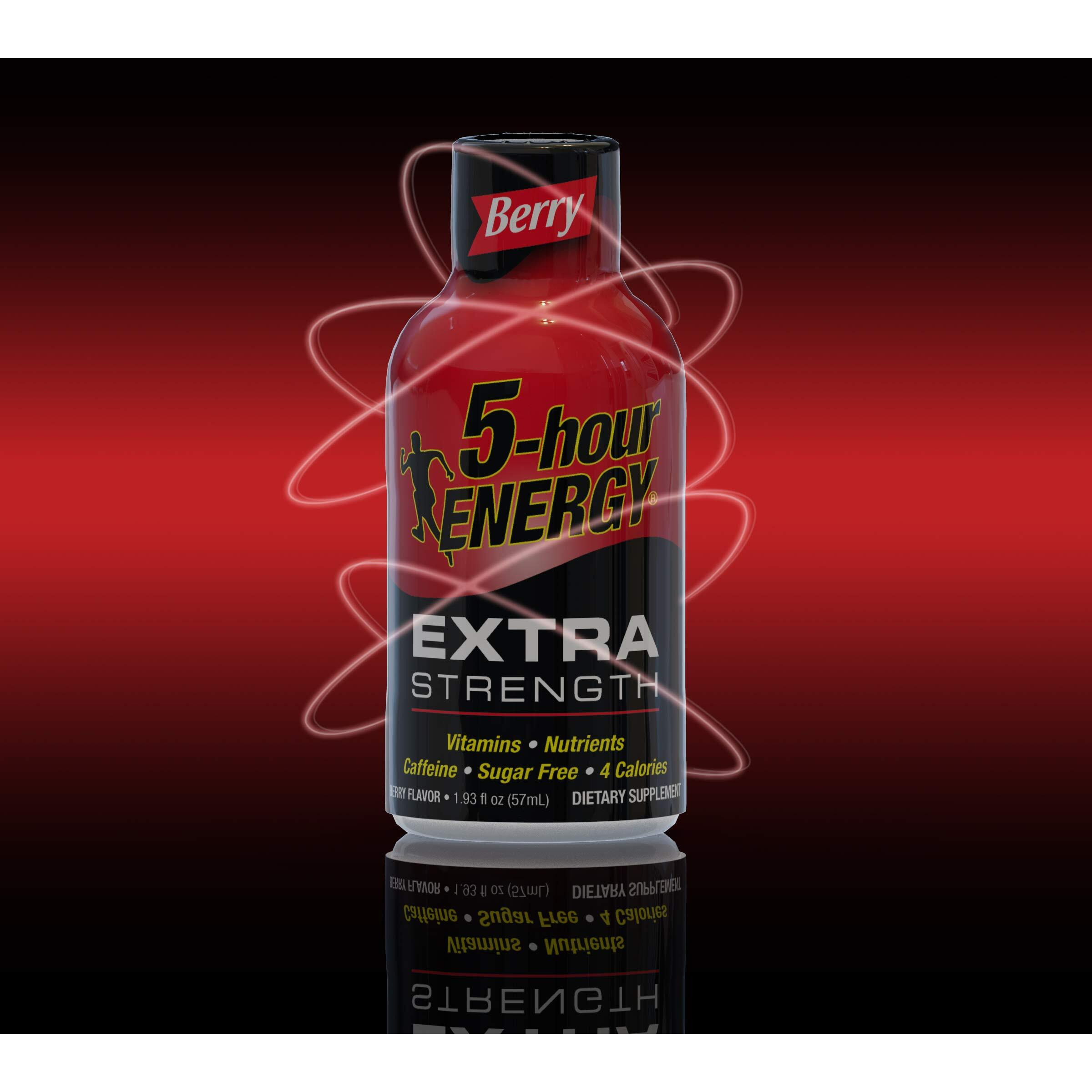 5-Hour Energy Shot, Extra Strength Berry, 1.93 Ounce, 24 Count