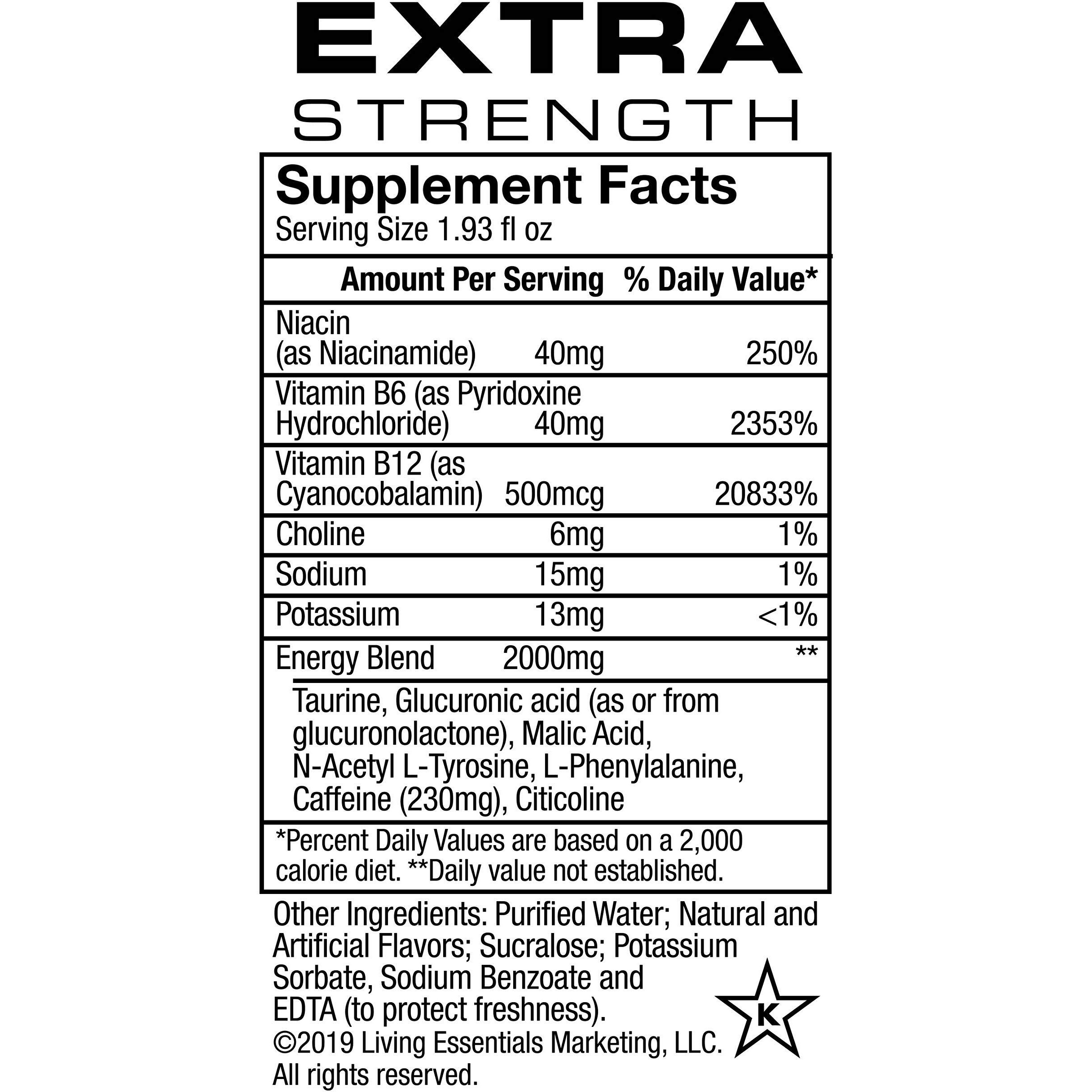 5-Hour Energy Shot, Extra Strength Berry, 1.93 Ounce, 24 Count
