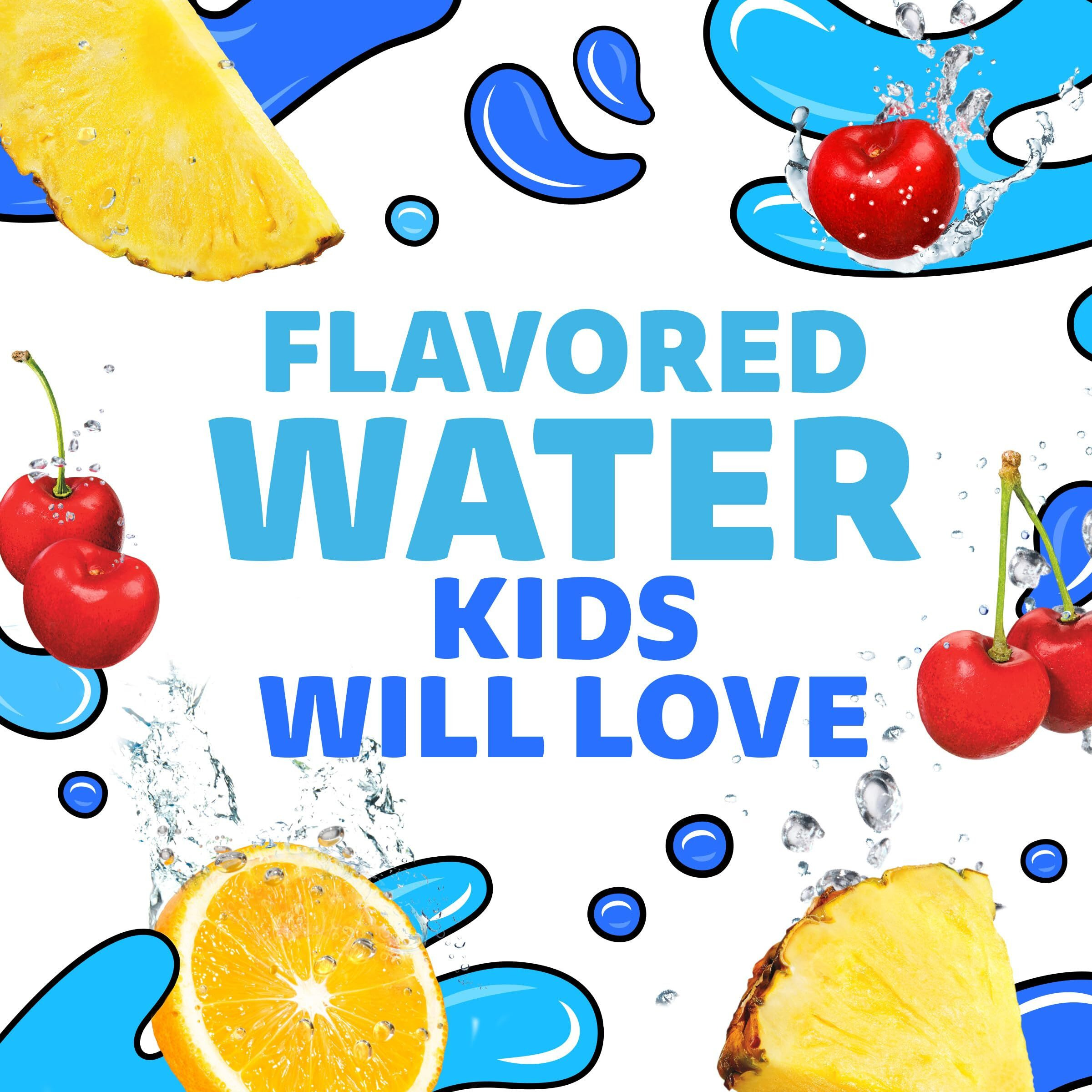 Capri Sun Roarin' Waters Tropical Tide Naturally Flavored Water Kids Beverage (40 Ct Pack, 4 Boxes Of 10 Pouches)