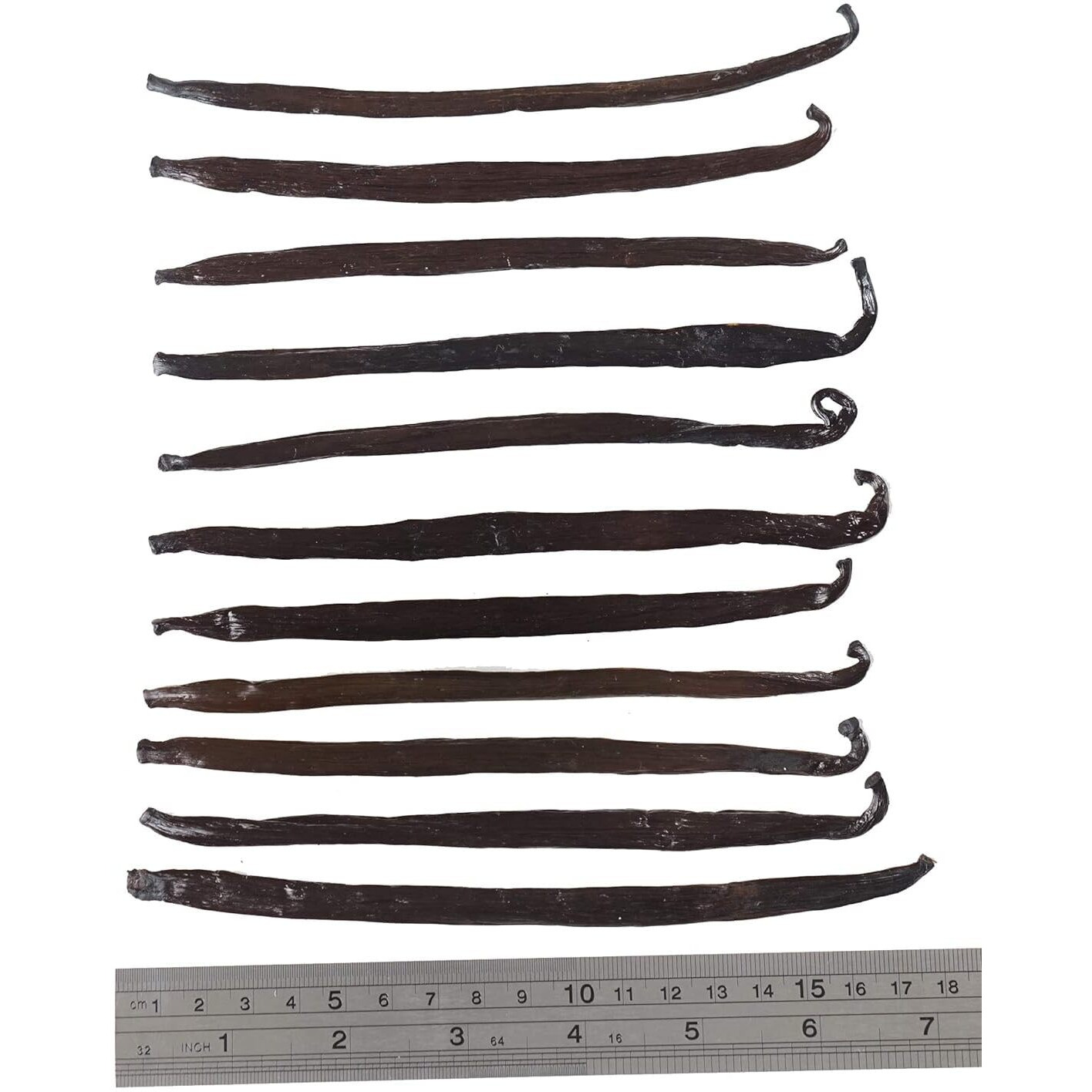 12 Vanilla Beans For Making Vanilla Extract Grade A - Non-Gmo Planifolia Vanilla Beans Bulk, 6-8 Inches Vanilla Beans For Making Vanilla Extract Grade A+