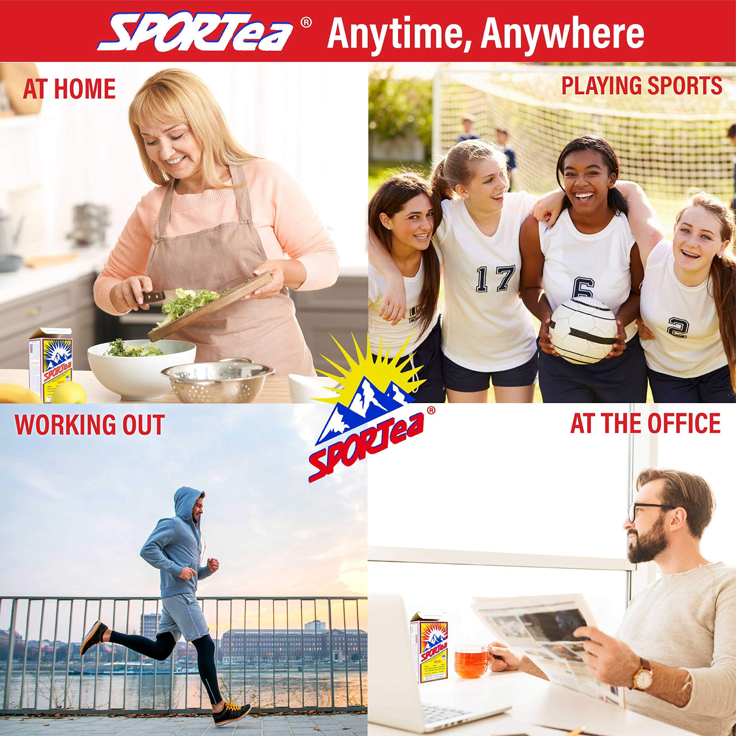 Sportea(R) Hot 20 Individual Tea Bags/Box Pack Of 2 Boxes