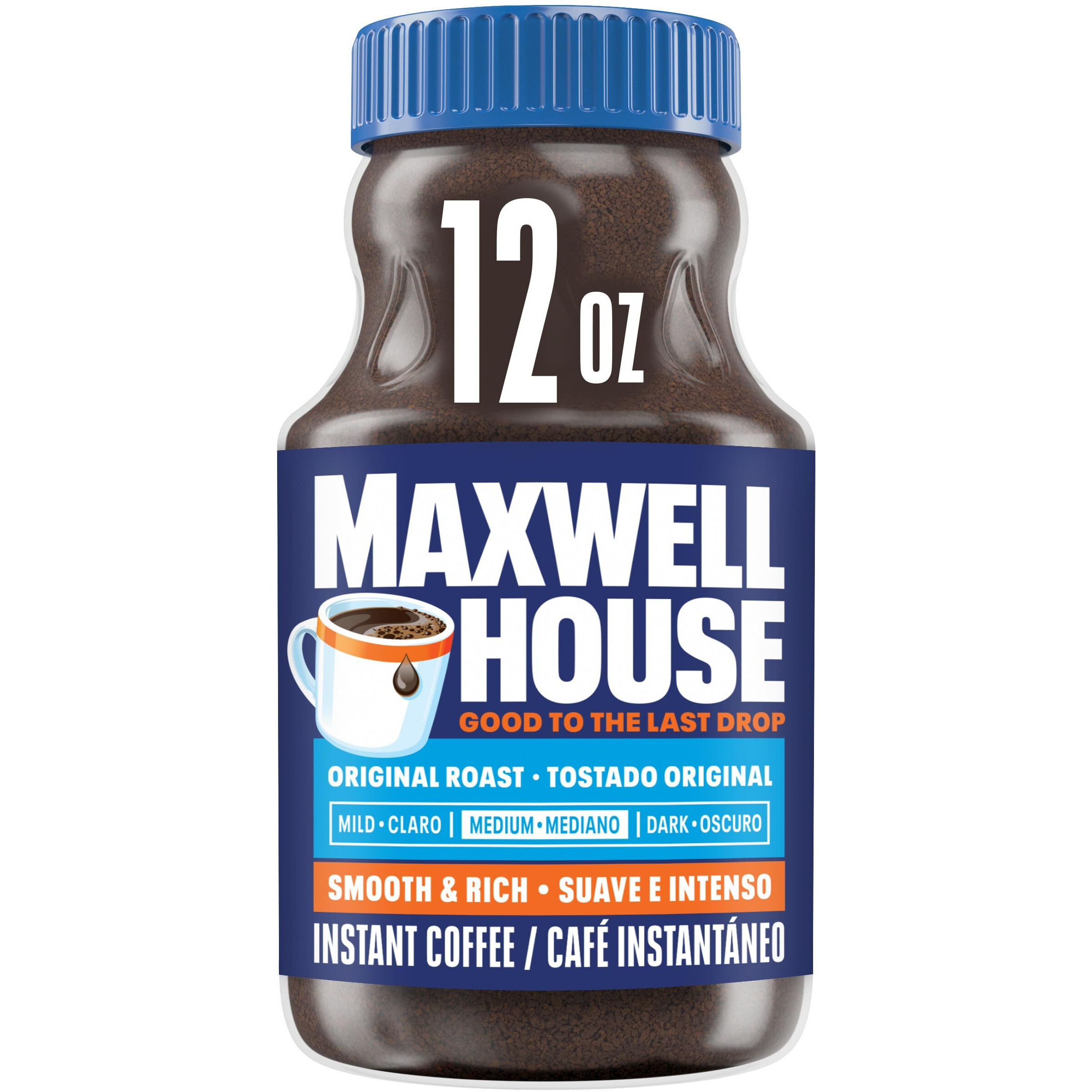 Maxwell House Original Medium Roast Instant Coffee (12 Oz Jar)
