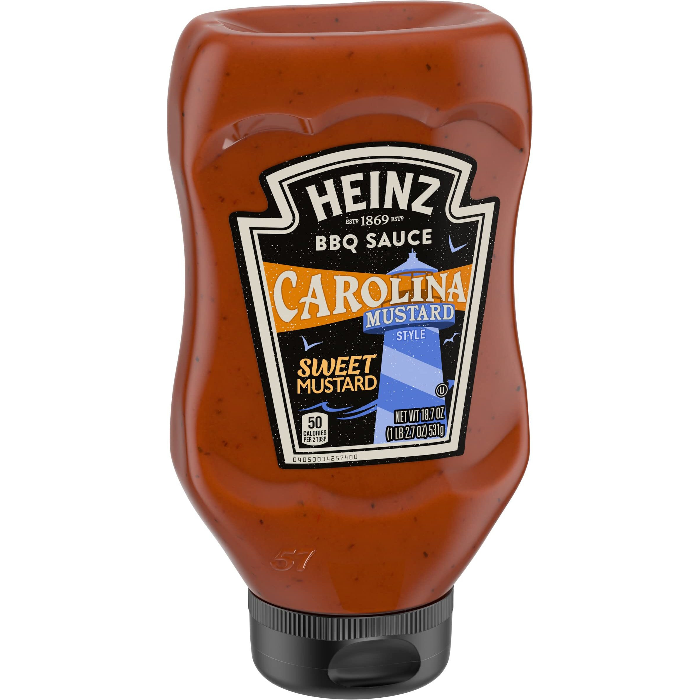 Heinz Carolina Mustard Style Bbq Sauce (18.7 Oz Bottles, Pack Of 6)