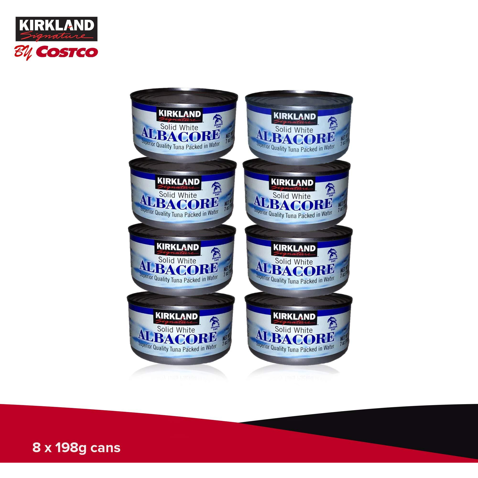 Kirkland Signature Solid White Albacore Tuna, 7 Ounce - 8 Count (Pack Of 1)