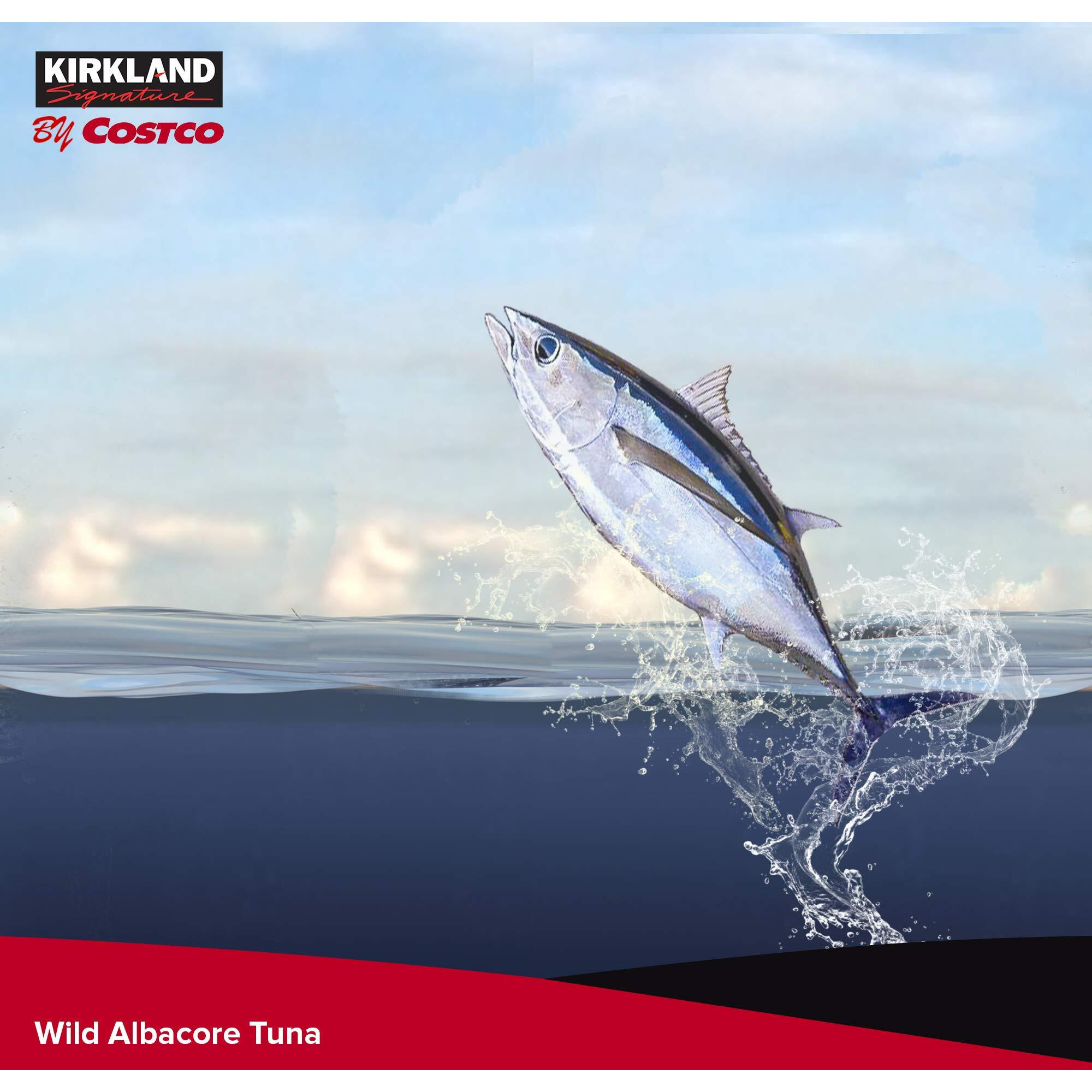 Kirkland Signature Solid White Albacore Tuna, 7 Ounce - 8 Count (Pack Of 1)
