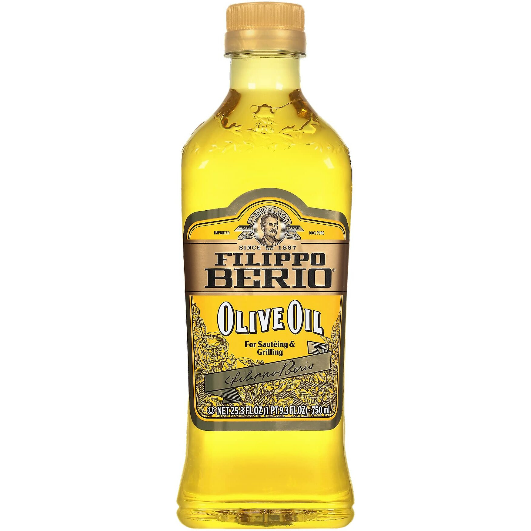 Filippo Berio Pure Olive Oil, 25.3 Ounce Rpet Bottle