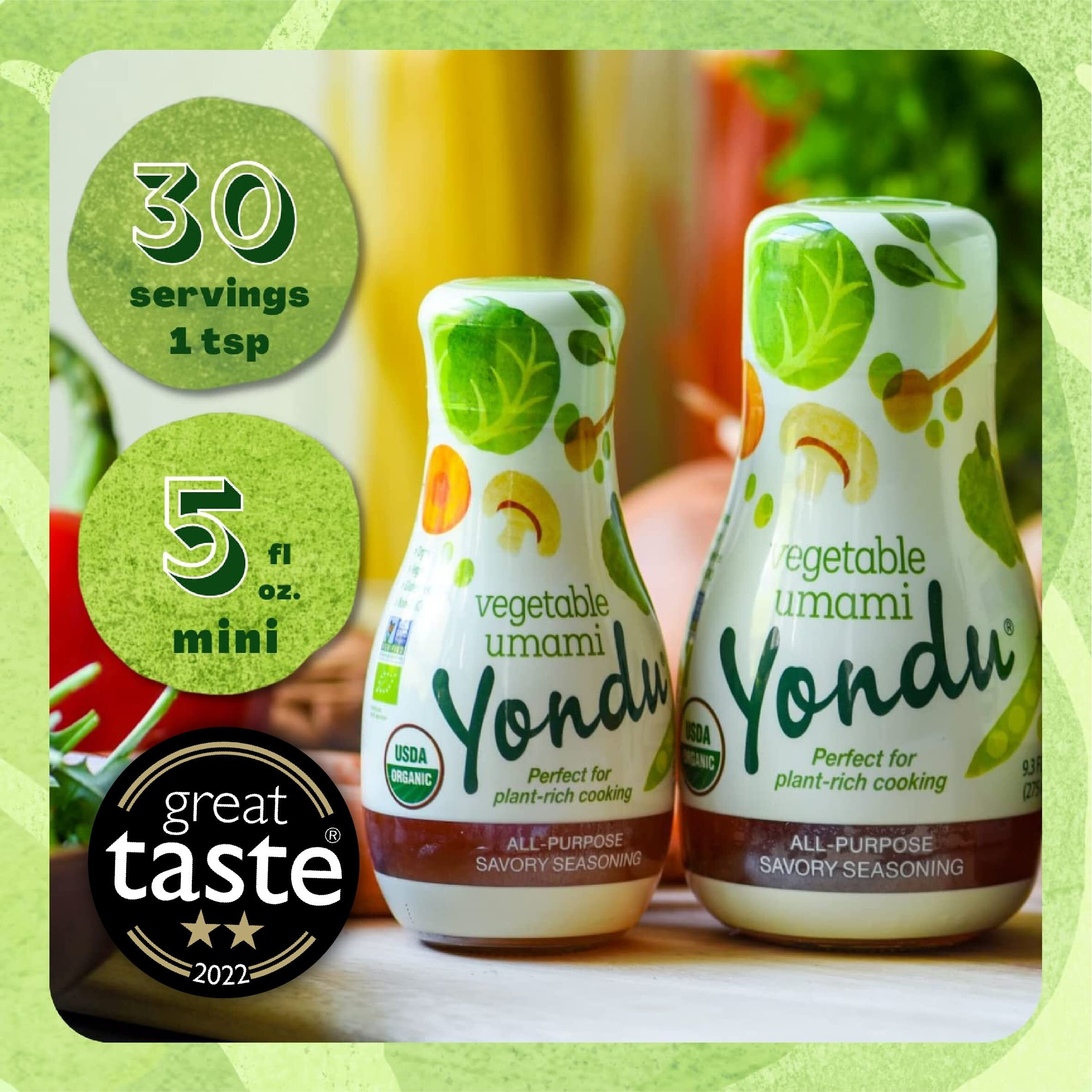 Yondu Vegetable Umami Essence (5.1Fl Oz) - Premium, Vegan Plant-Based Sauce For Mild & Flavorful Cooking. Great For Soups, Stir-Fries & Sauces.