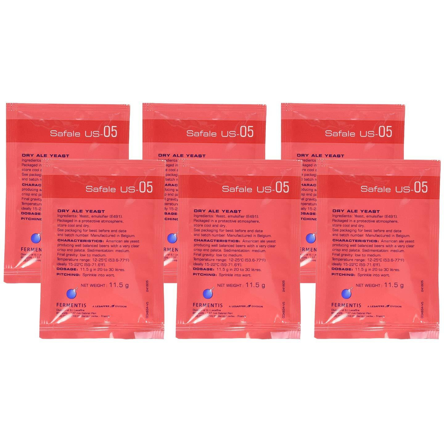 Safale - 2353X6 Us-05 (Six Packages, 11.5 G Ea)