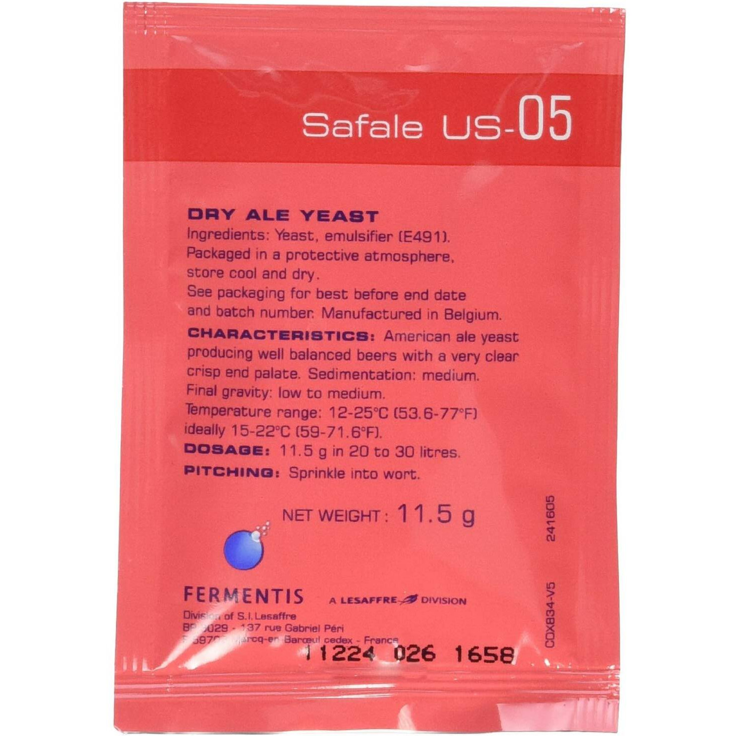 Safale - 2353X6 Us-05 (Six Packages, 11.5 G Ea)