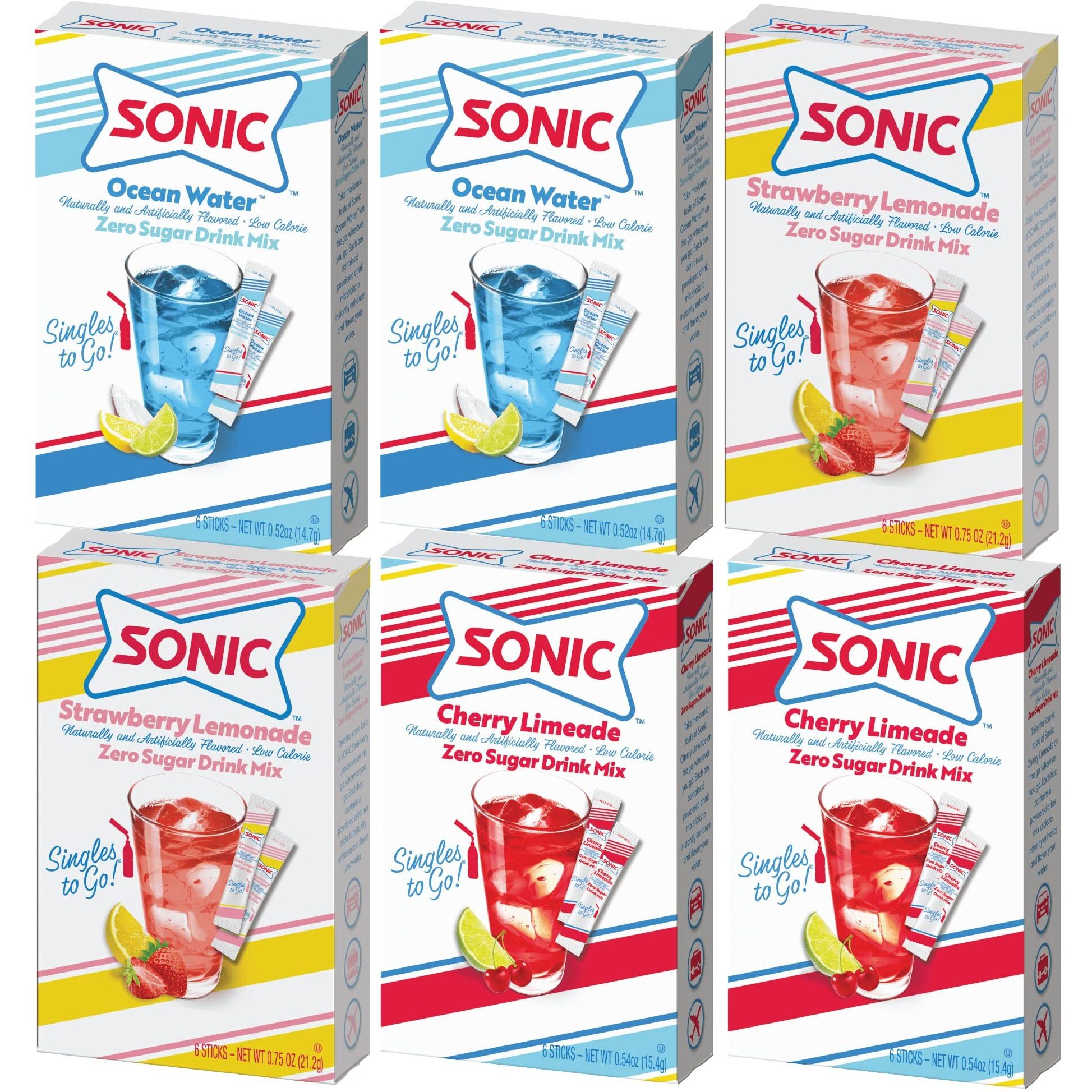 Sonic Singles To Go Variety Pack (Variety Pack - 2 Each)