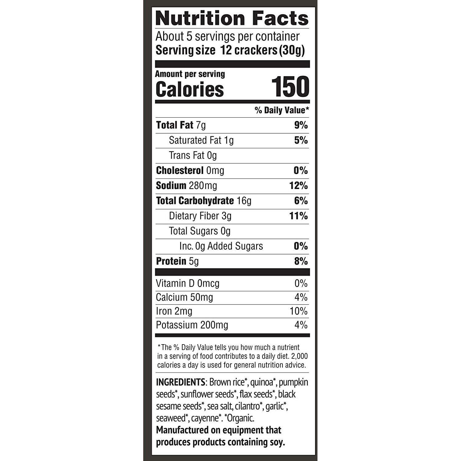 Mary's Gone Crackers Super Seed Organic Crackers 3 Flavor Variety Bundle (1) Everything, (1) Seaweed & Black Sesame, And (1) Basil & Garlic, 5.5 Oz. Ea. (3 Boxes Total)