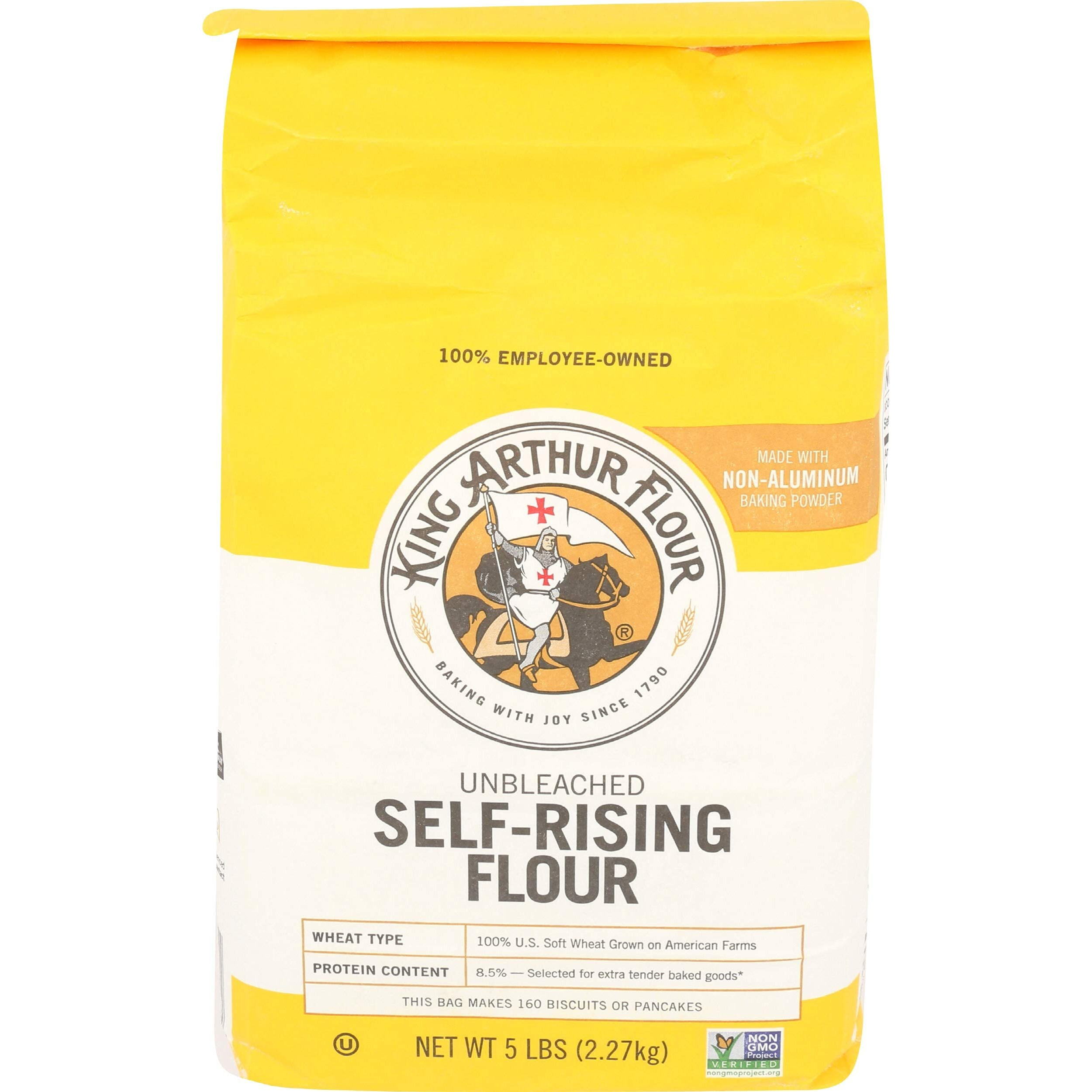 King Arthur, Flour Unbleached Enriched Self Rising, 80 Ounce