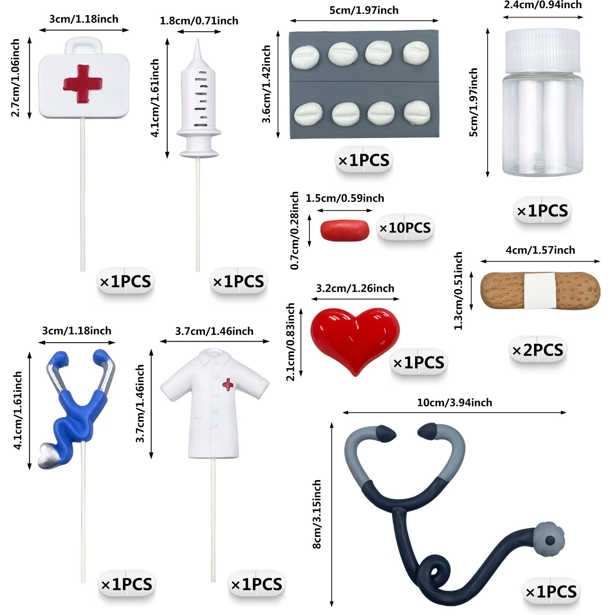 Nurse Cake Topper Nursing Cupcake Toppers Nurse Graduation Cake Decorations Rn Theme Party Favors Nurse Decorations For Nursing Graduation Party Doctor Nurse Party Supplies