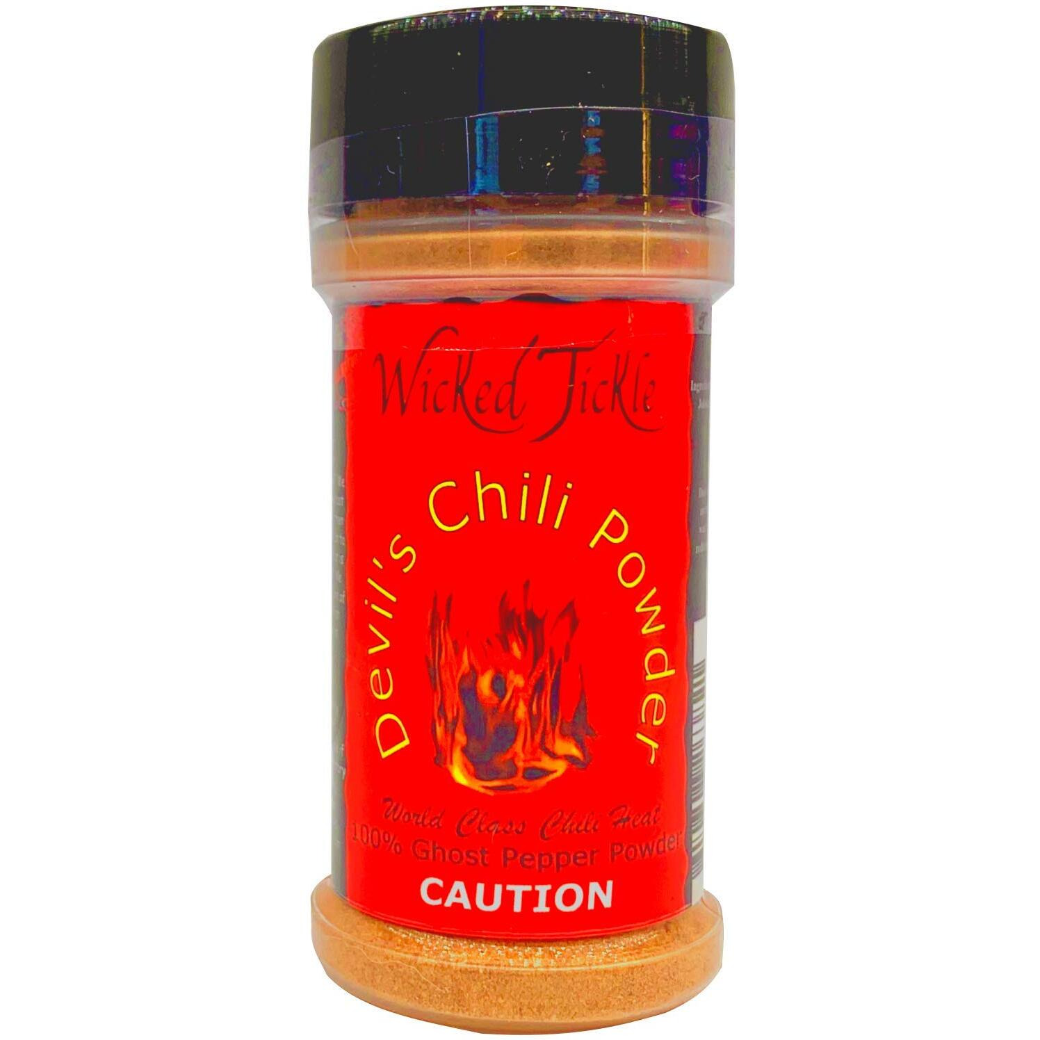Ghost Pepper Chili Powder Hot Spice Seasoning Wicked Tickle Devil Chili Powder