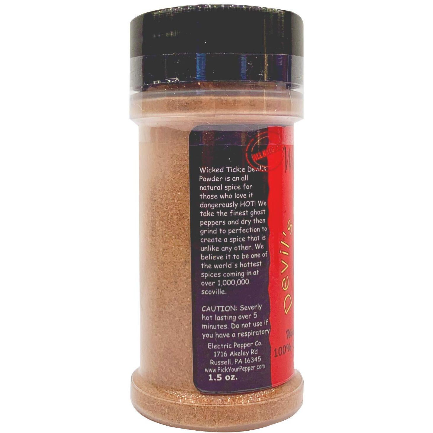 Ghost Pepper Chili Powder Hot Spice Seasoning Wicked Tickle Devil Chili Powder