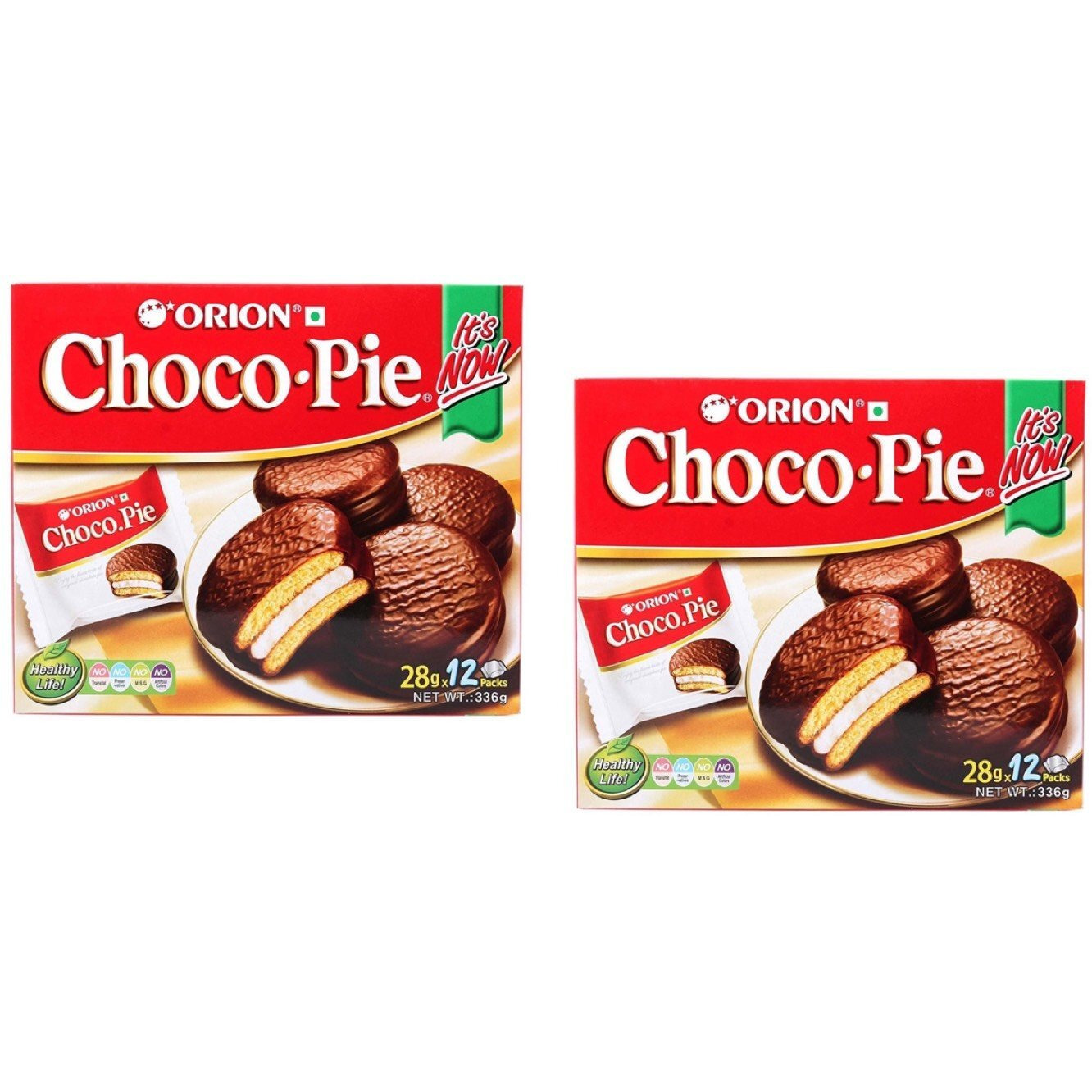 2 Boxes Orion Choco Pie With Marshmallow Cream 24 Packs