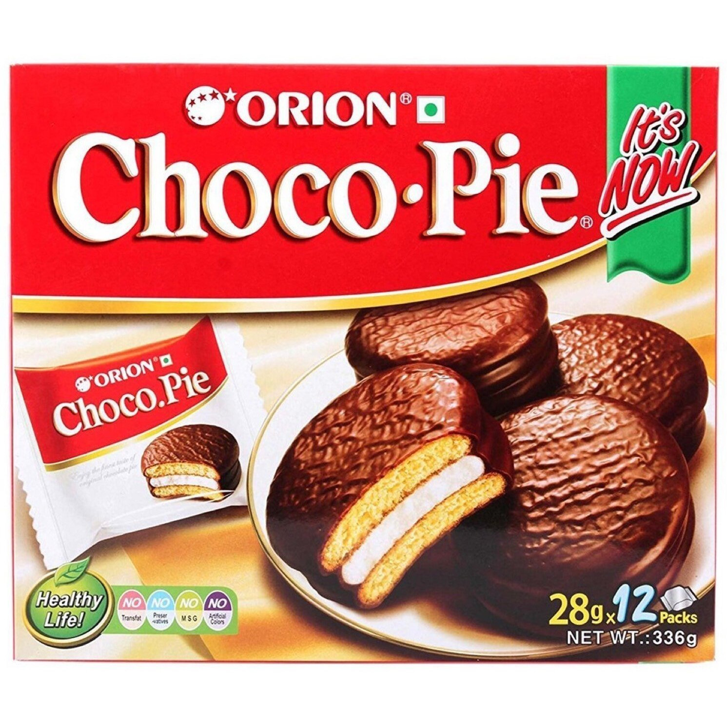 2 Boxes Orion Choco Pie With Marshmallow Cream 24 Packs