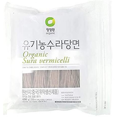 Chung Jung One Organic Sura Vermicelli Sweet Potato Glass Noodle 14.10 Oz(Pack Of 1)