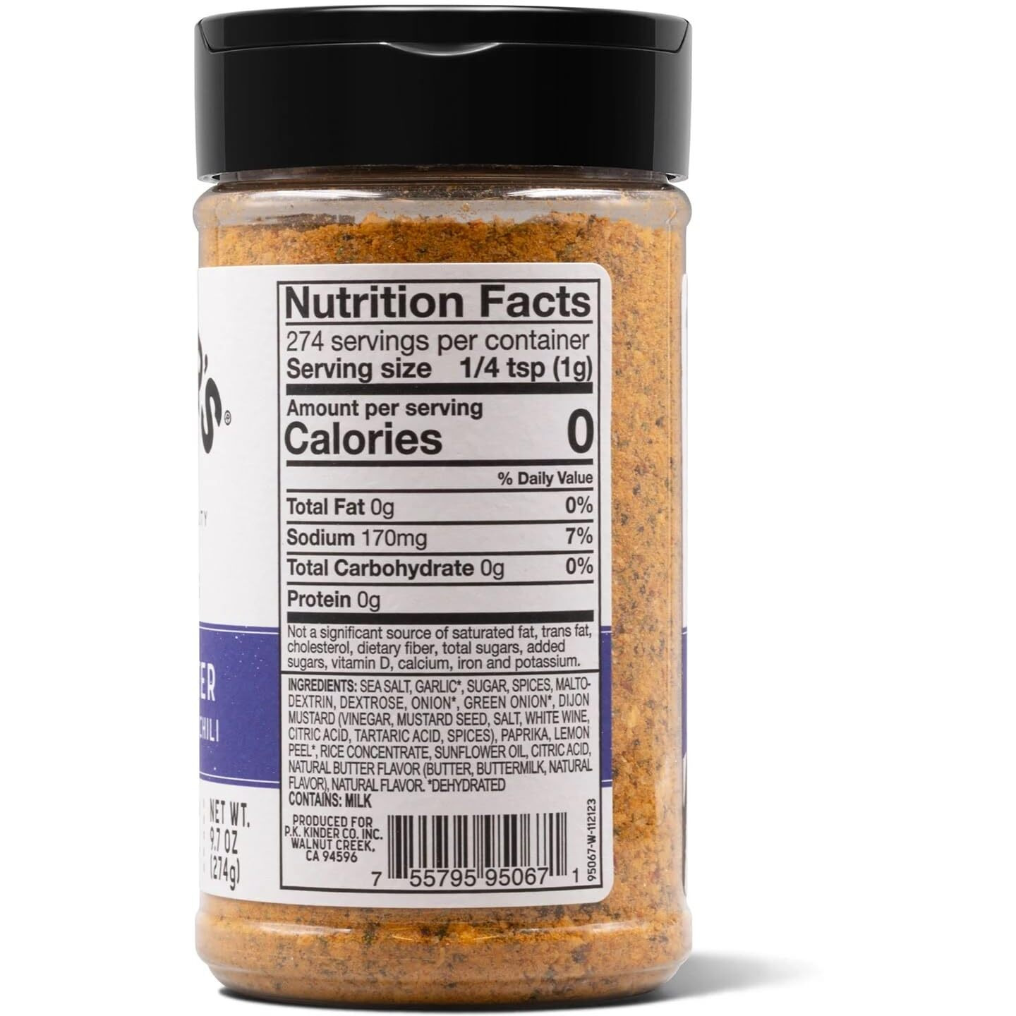 Kinder's Cowboy Butter Seasoning, 9.7 Ounce