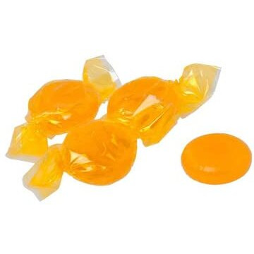Hard Candy - Butterscotch Hard Candy - 2 Lb - Butterscotch Candy Buttons - Bulk Candy Individually Wrapped Candy - Yellow Candy - Butter Scotch Candy - Butterscotch Discs - With Queen Jax Magnet
