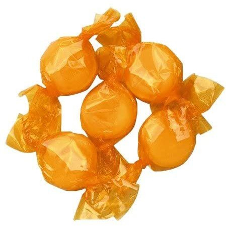 Hard Candy - Butterscotch Hard Candy - 2 Lb - Butterscotch Candy Buttons - Bulk Candy Individually Wrapped Candy - Yellow Candy - Butter Scotch Candy - Butterscotch Discs - With Queen Jax Magnet